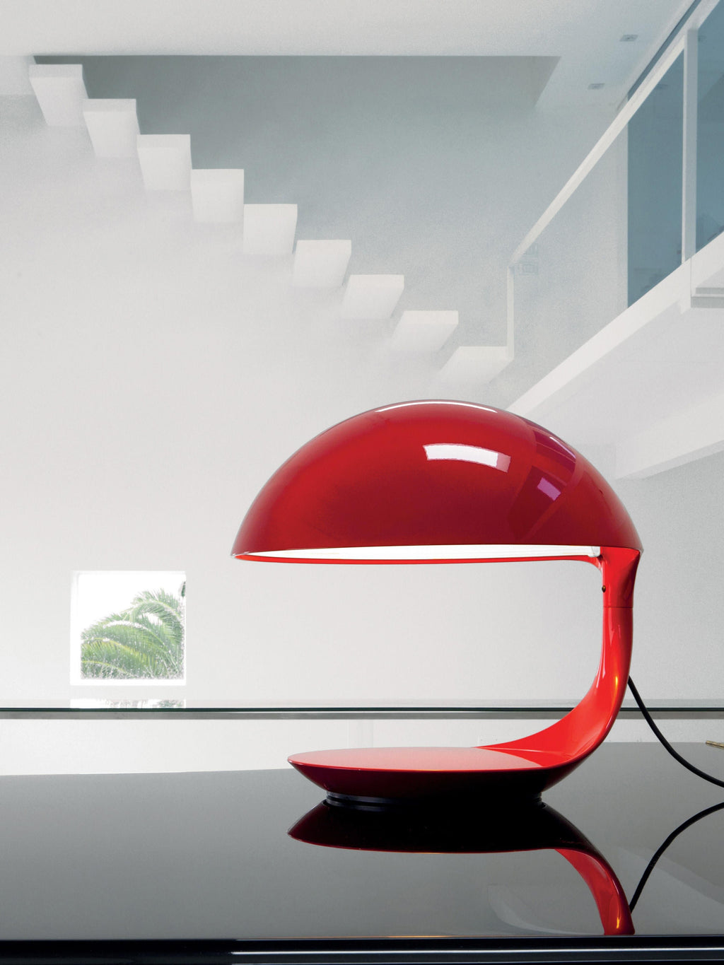 Lampe à poser avec abat-jour pivotant Hawk - Rouge
