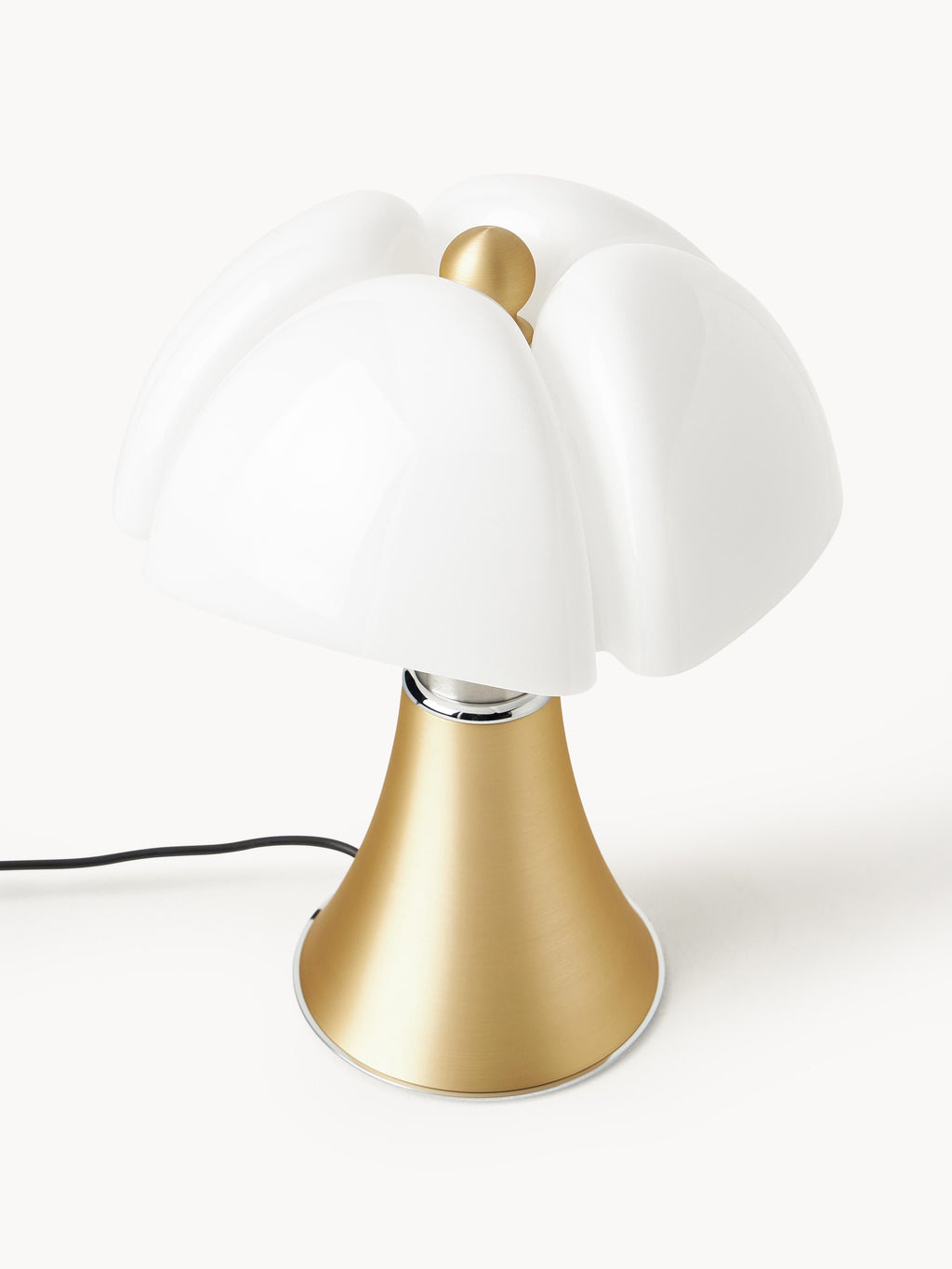 Grande lampe à poser LED à intensité variable Luca, hauteur ajustable - Doré, mat