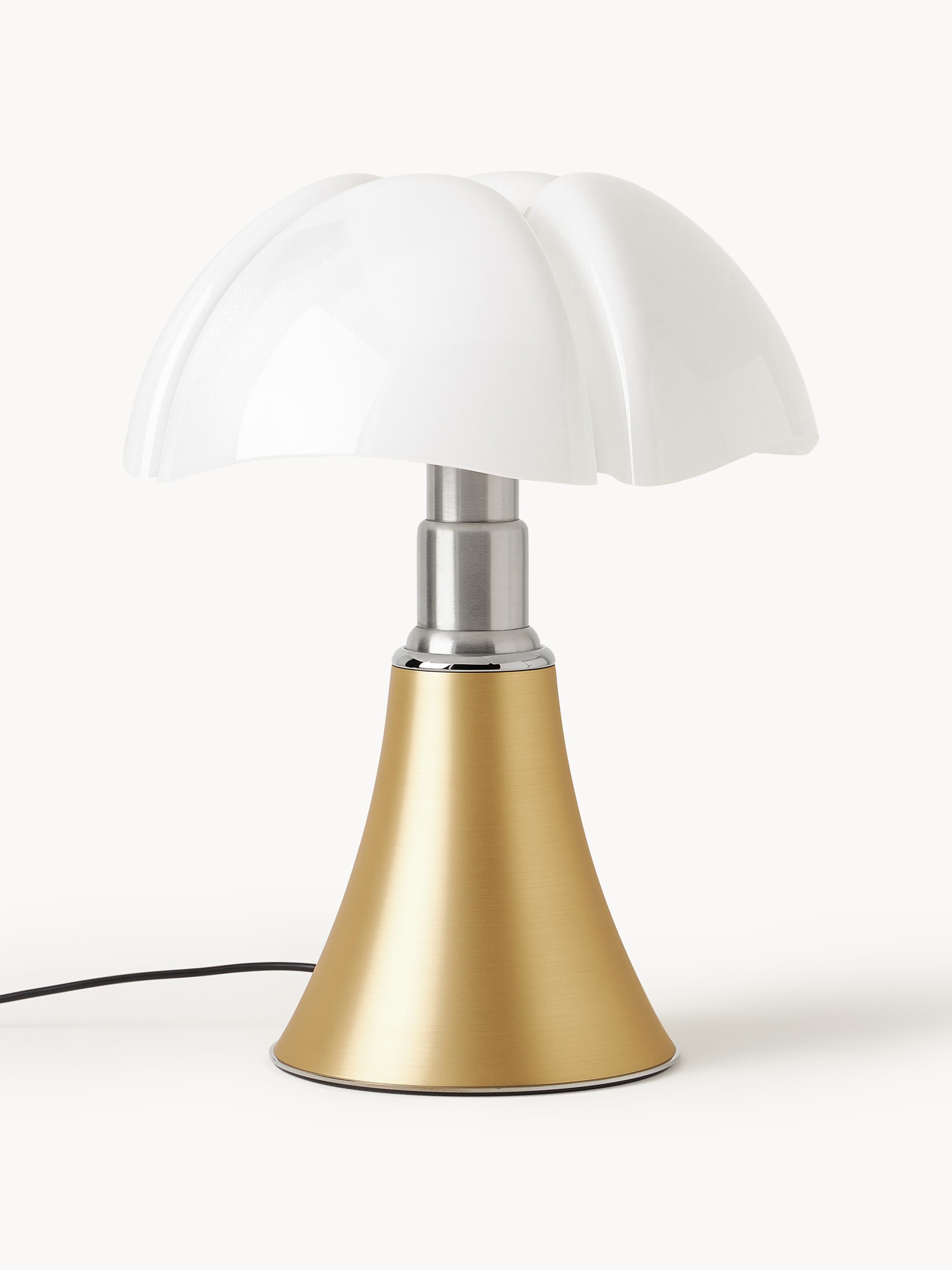 Grande lampe à poser LED à intensité variable Luca, hauteur ajustable - Doré, mat