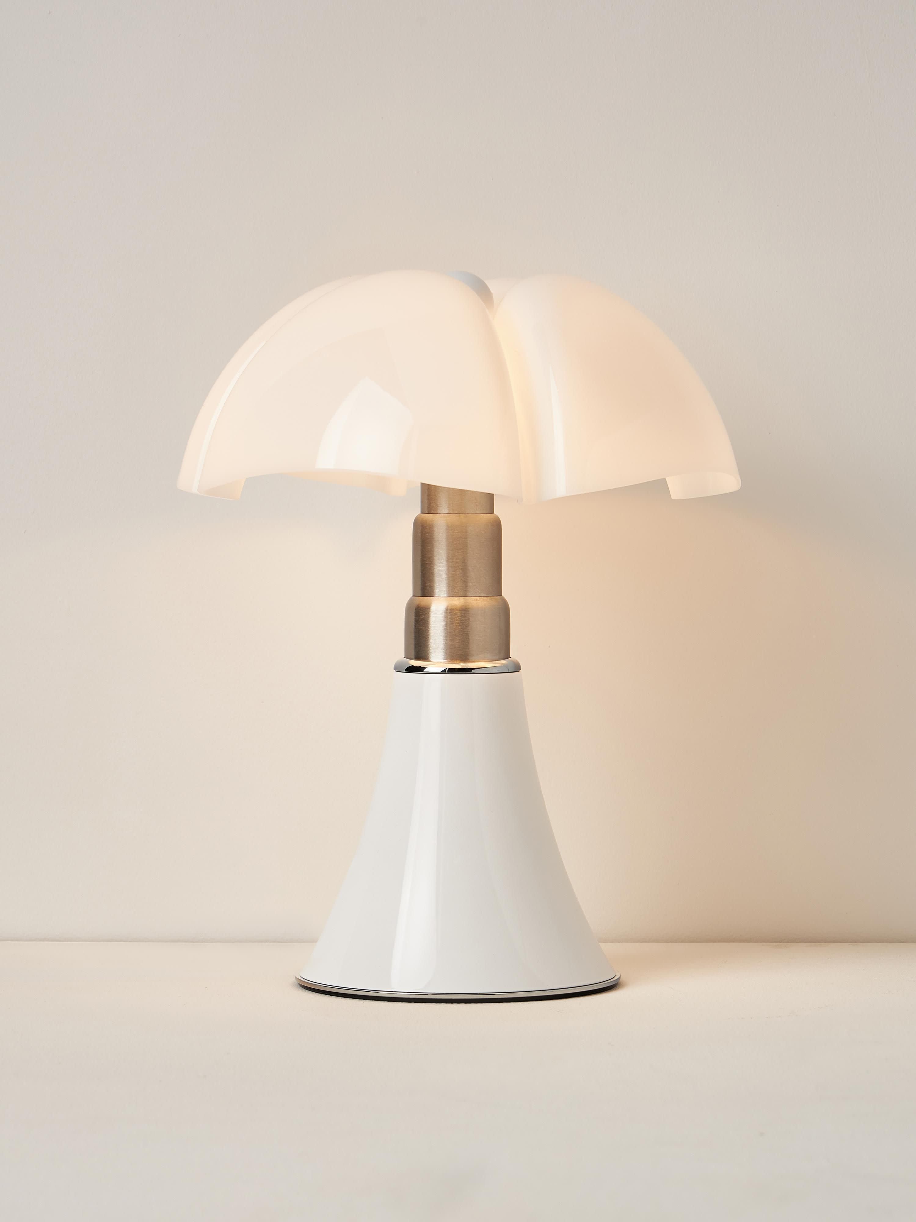 Lampe à poser LED mobile Luca, intensité variable - Blanc, haute brillance