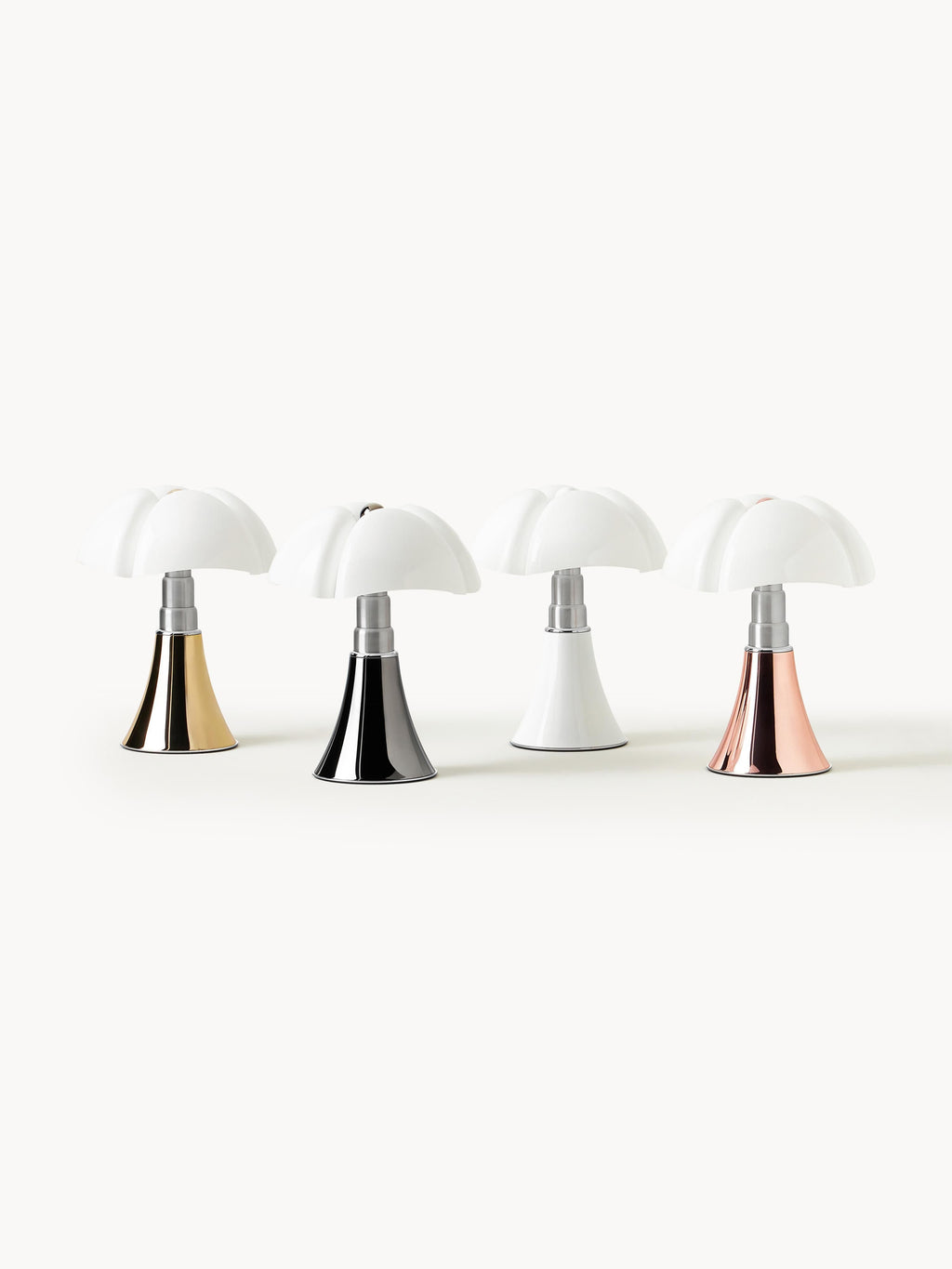 Lampe à poser LED mobile Luca, intensité variable - Blanc, haute brillance