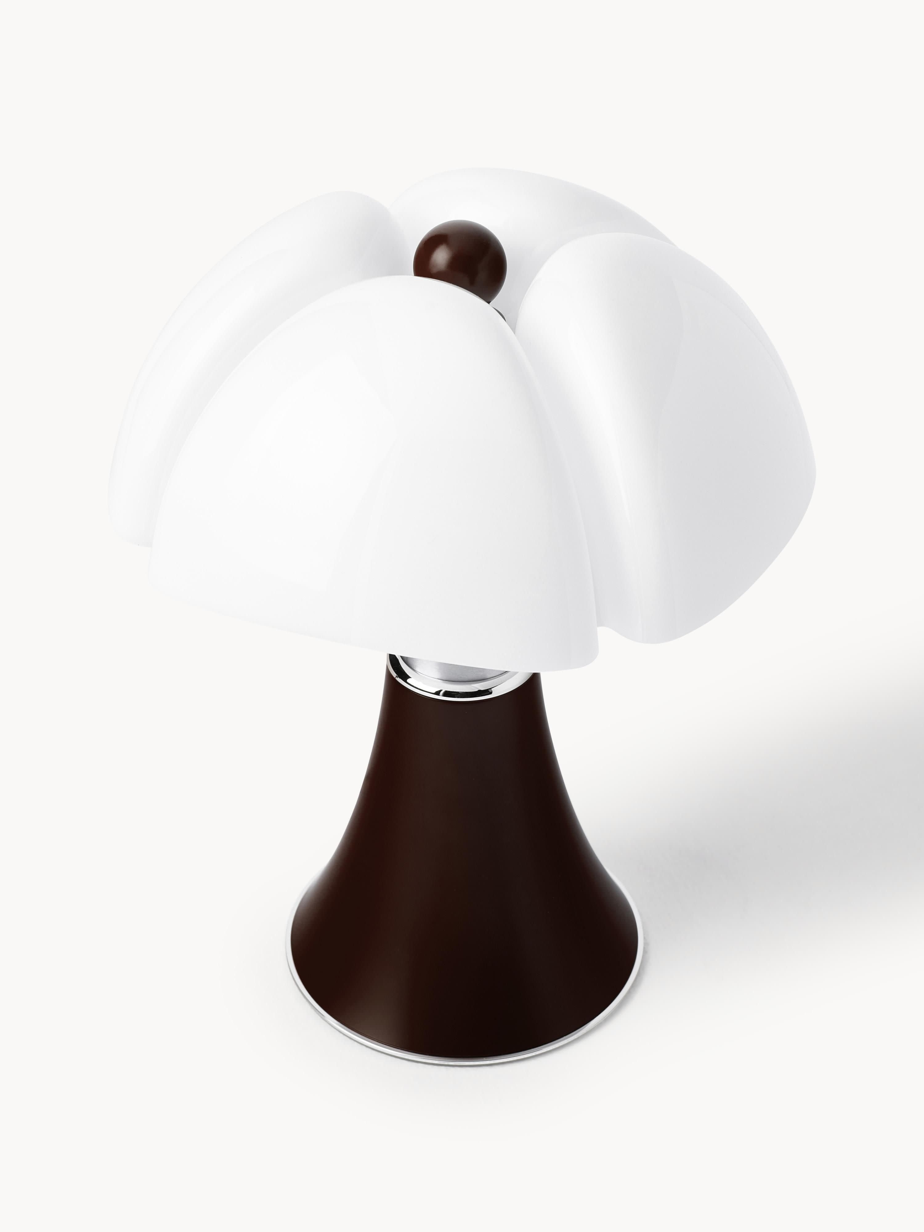 Lampe à poser LED mobile Luca, intensité variable - Brun foncé, mat