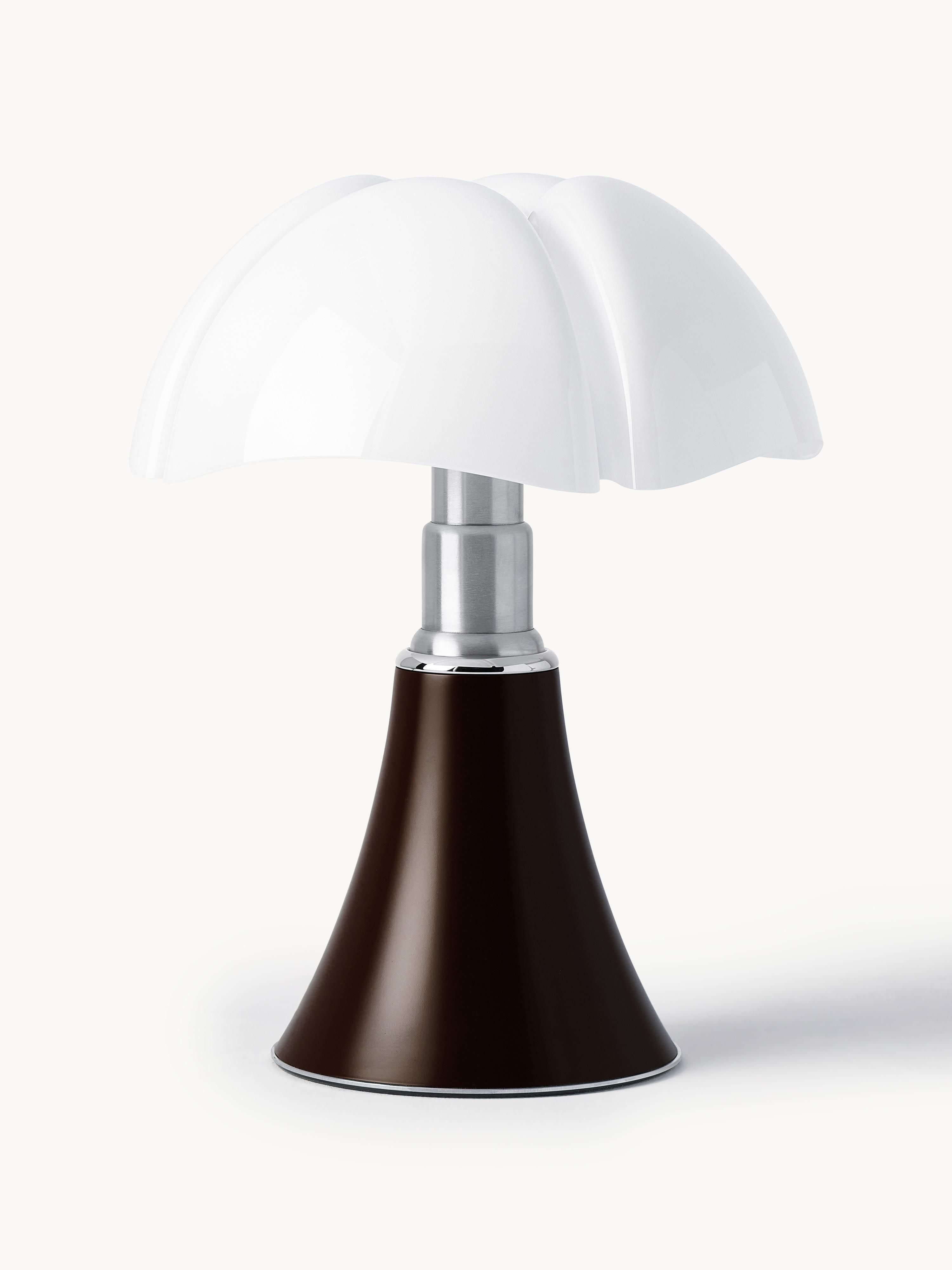 Lampe à poser LED mobile Luca, intensité variable - Brun foncé, mat