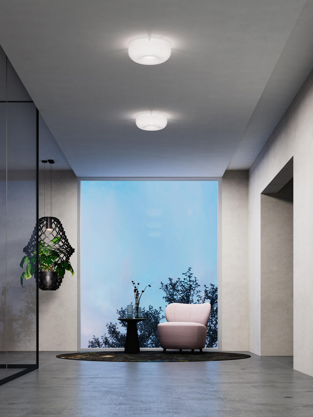 Plafonnier LED Maven - Blanc