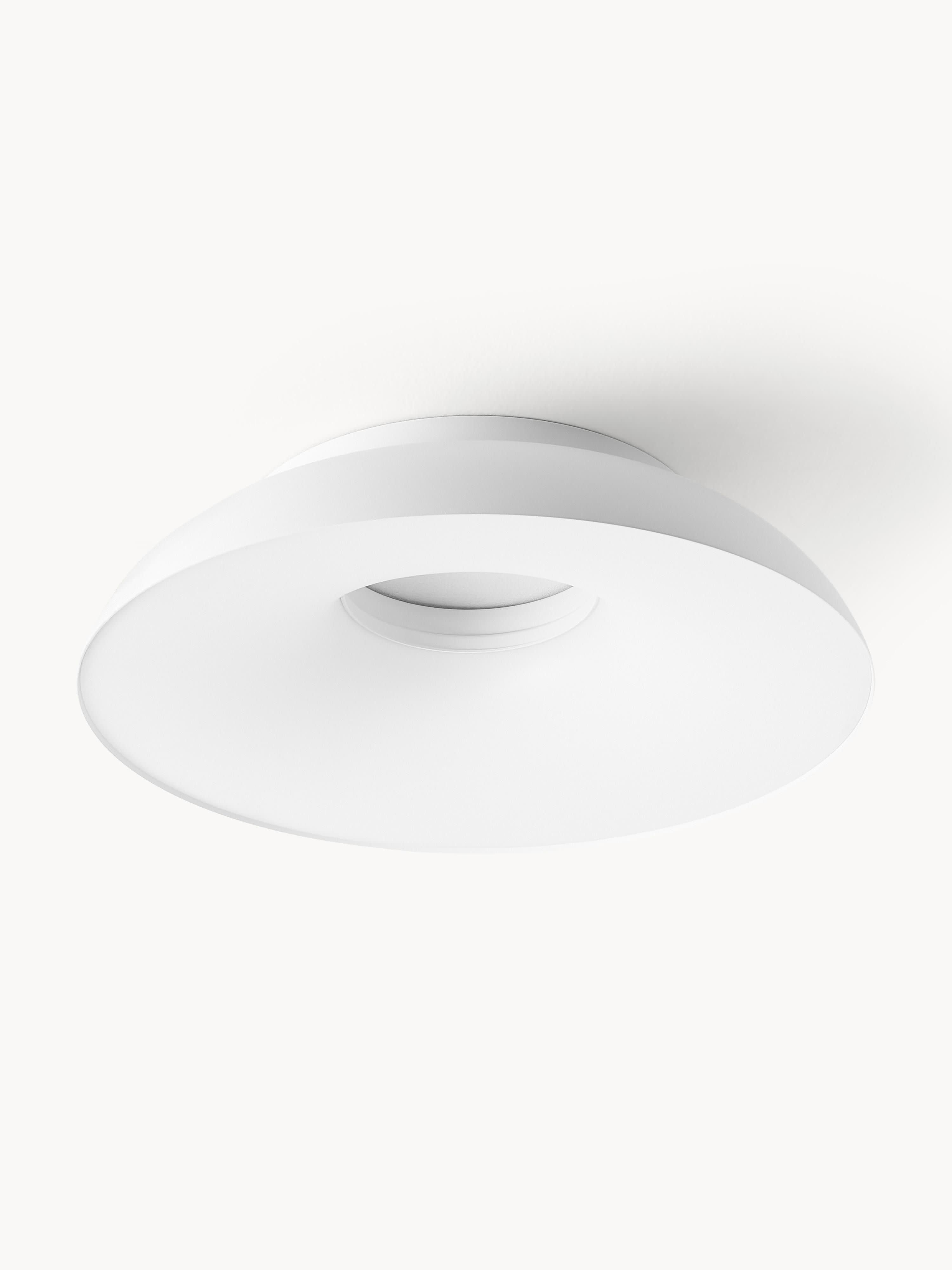 Grand plafonnier LED Roland, intensité ajustable - Blanc
