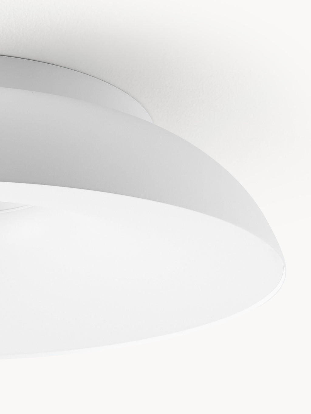 Grand plafonnier LED Roland, intensité ajustable - Blanc