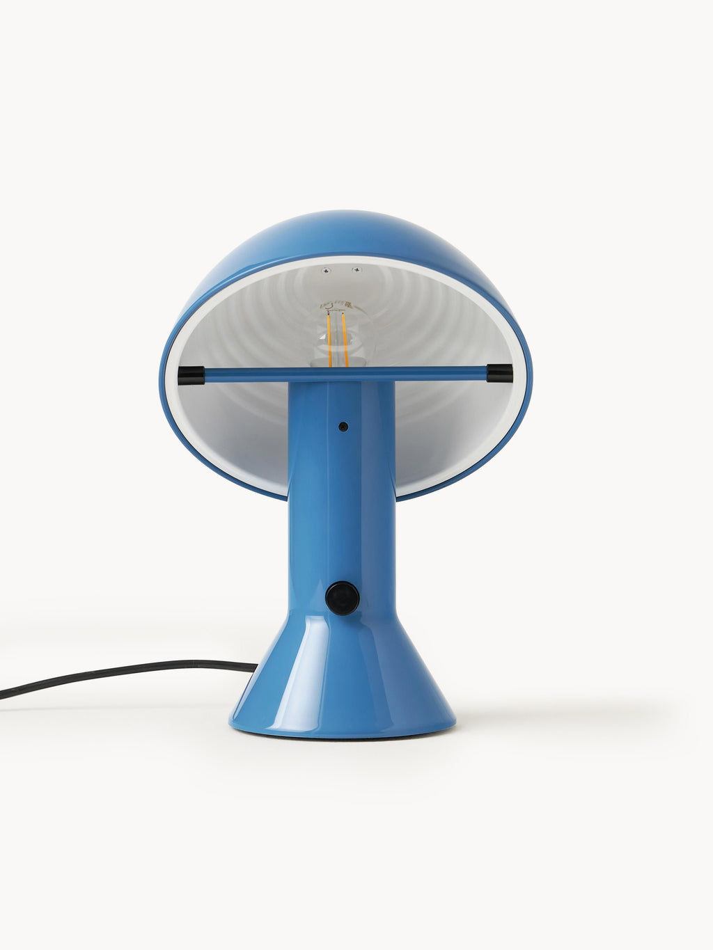 Petite lampe à poser avec abat-jour réglable Rikard - Bleu