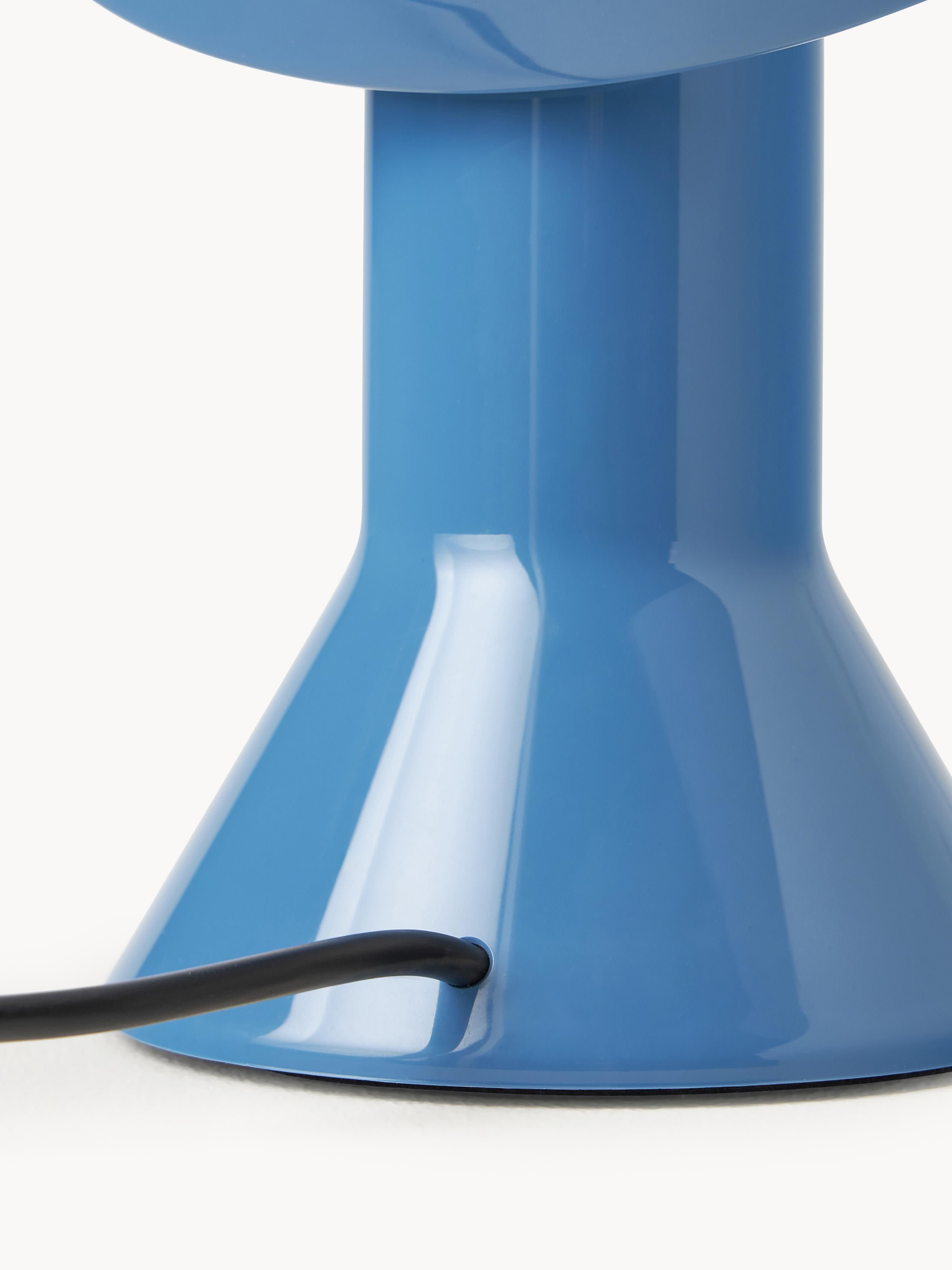 Petite lampe à poser avec abat-jour réglable Rikard - Bleu