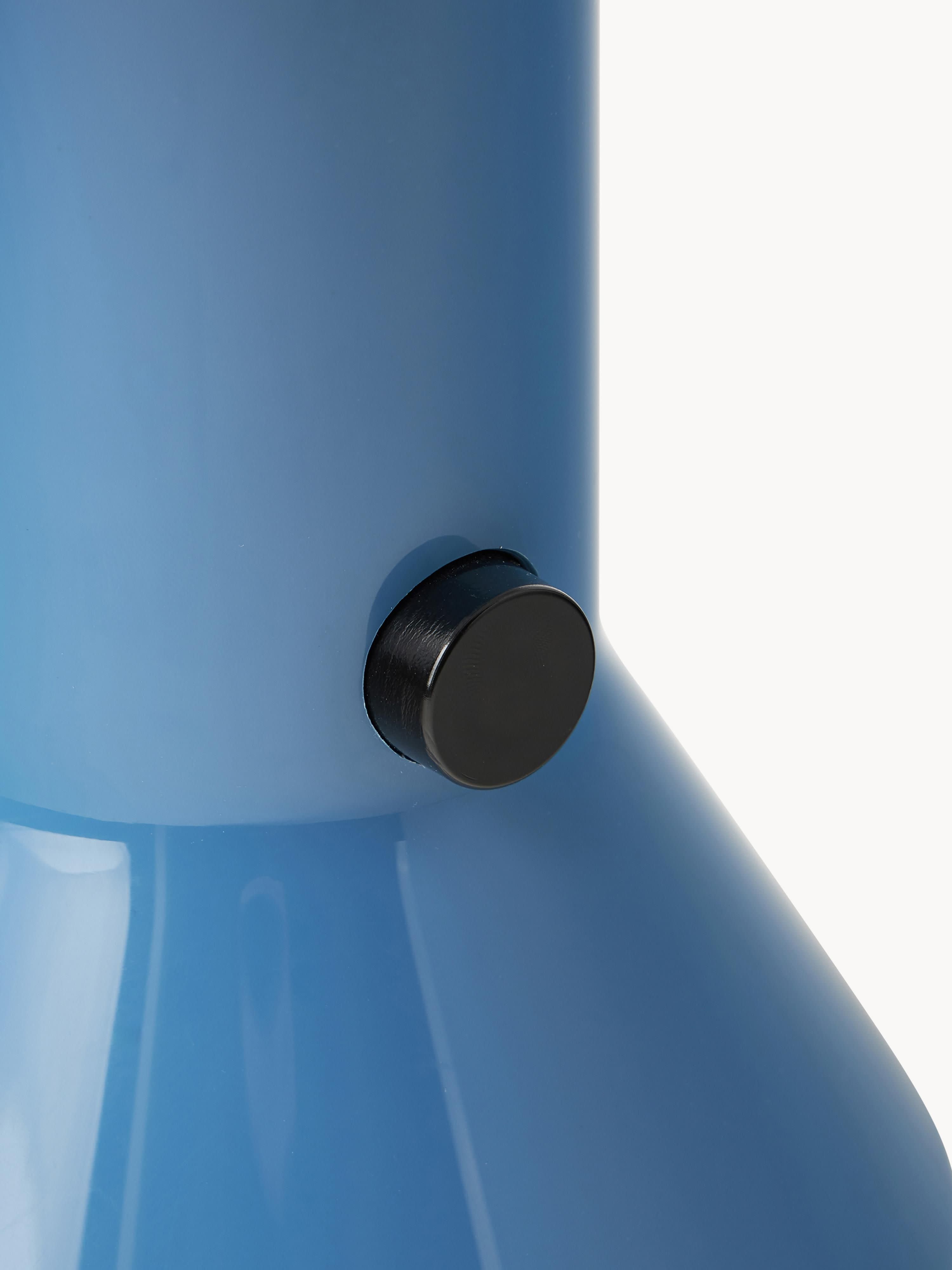 Petite lampe à poser avec abat-jour réglable Rikard - Bleu