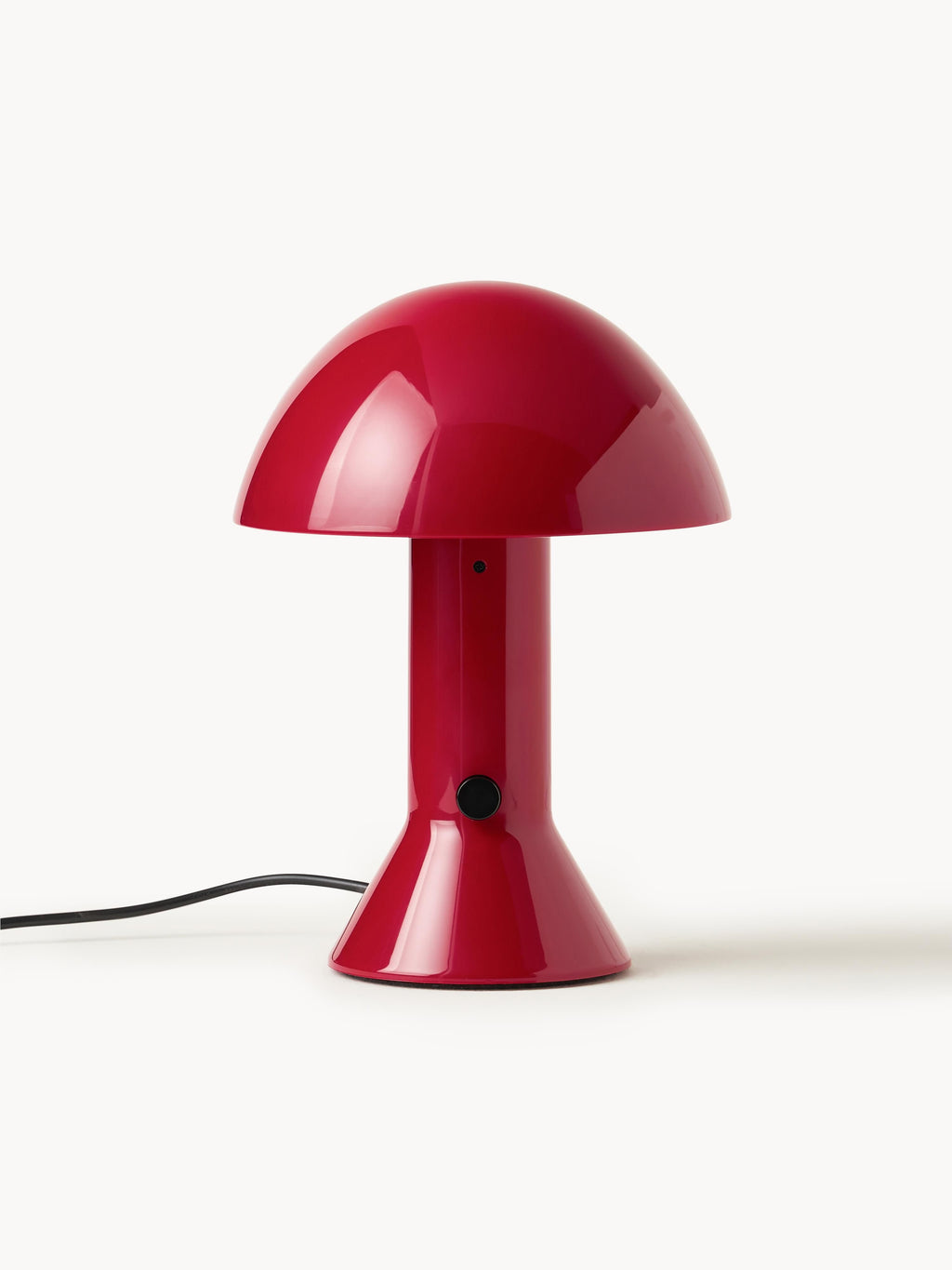 Petite lampe à poser avec abat-jour réglable Rikard - Rouge