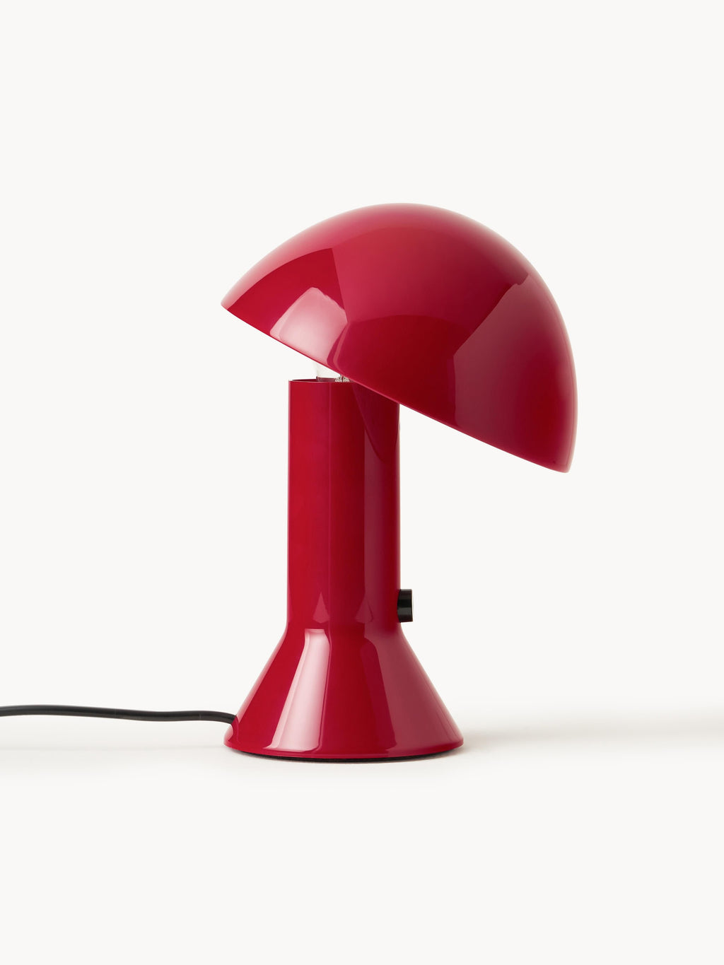 Petite lampe à poser avec abat-jour réglable Rikard - Rouge