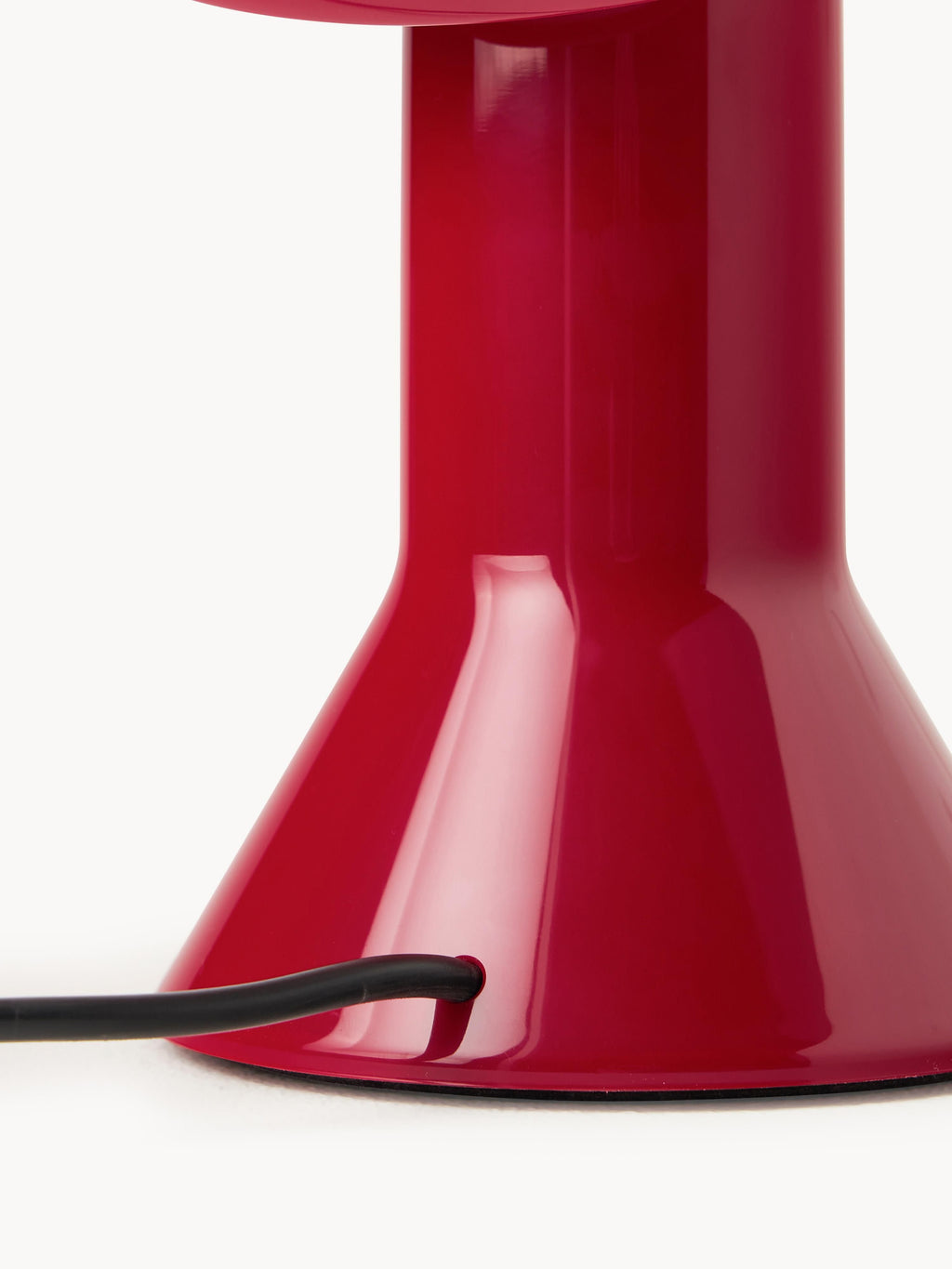 Petite lampe à poser avec abat-jour réglable Rikard - Rouge