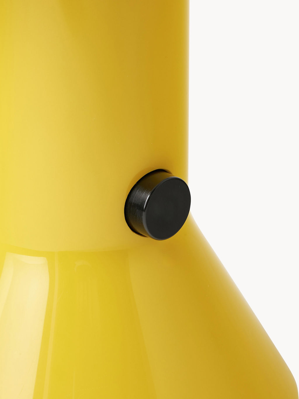 Petite lampe à poser avec abat-jour réglable Rikard - Jaune soleil