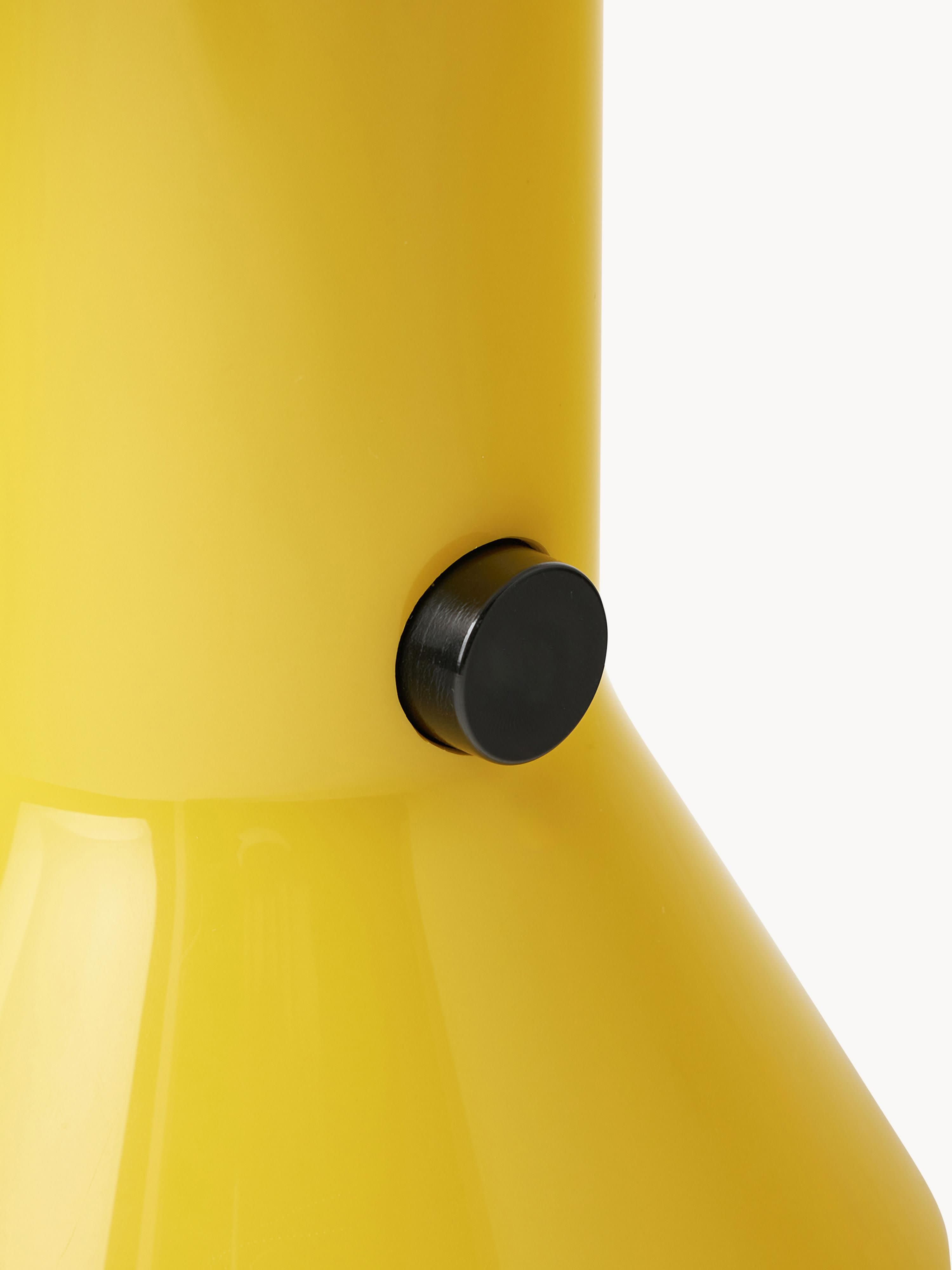 Petite lampe à poser avec abat-jour réglable Rikard - Jaune soleil
