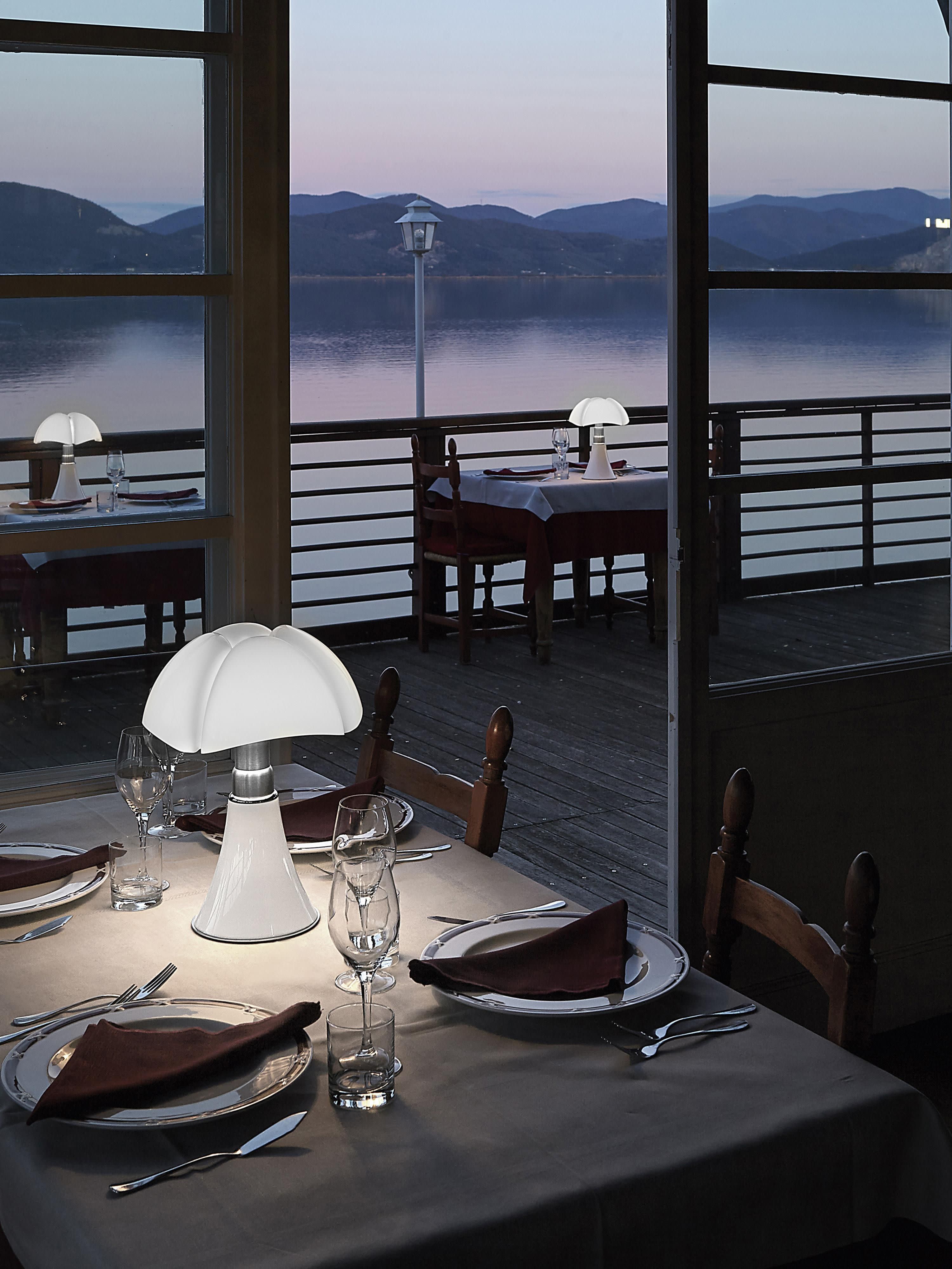 Lampe à poser LED Luca, intensité variable - Blanc, mat