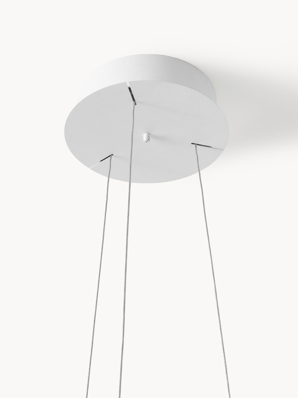 Grande suspension LED Roland, intensité ajustable - Blanc