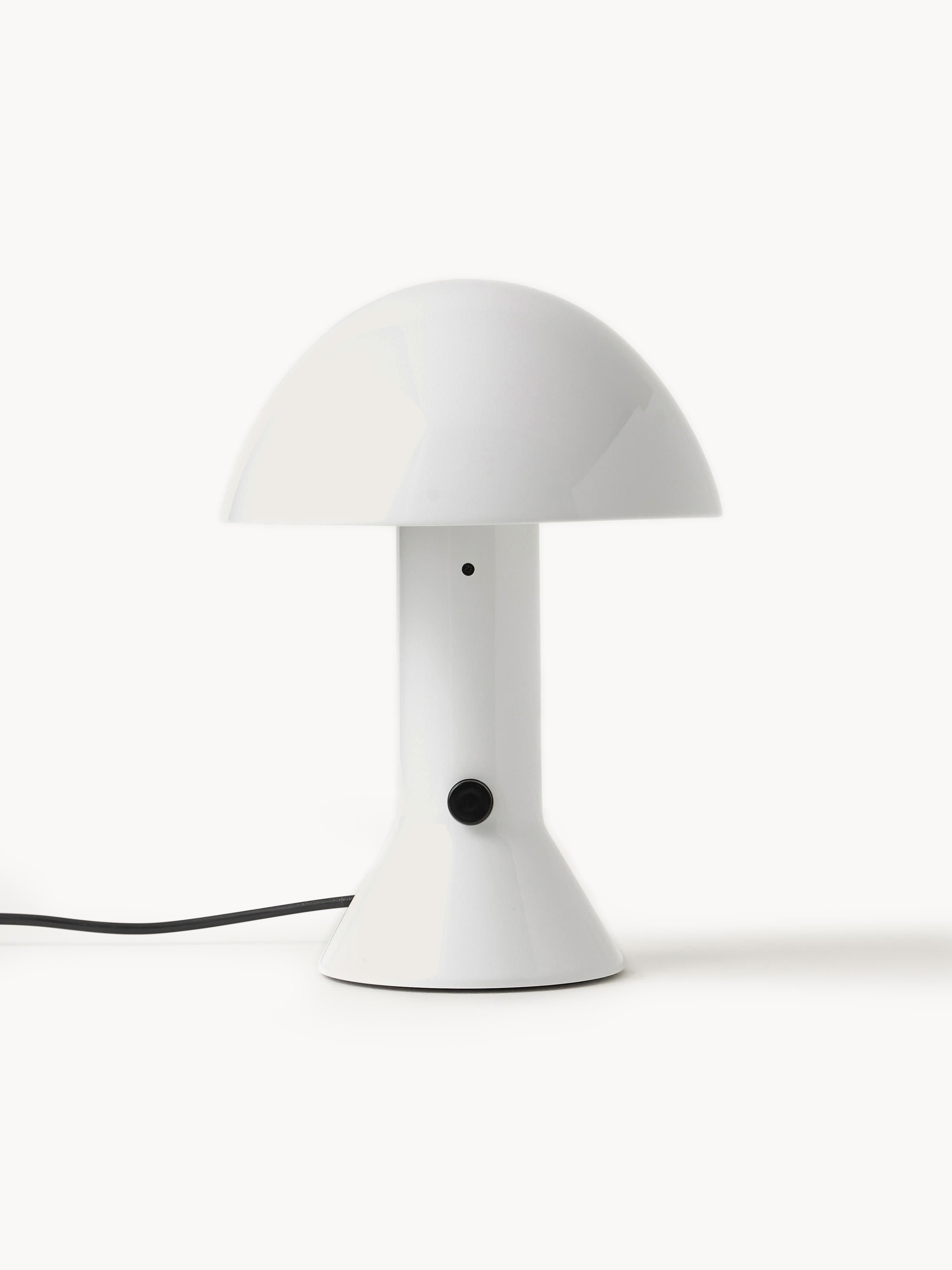 Petite lampe à poser avec abat-jour réglable Rikard - Blanc