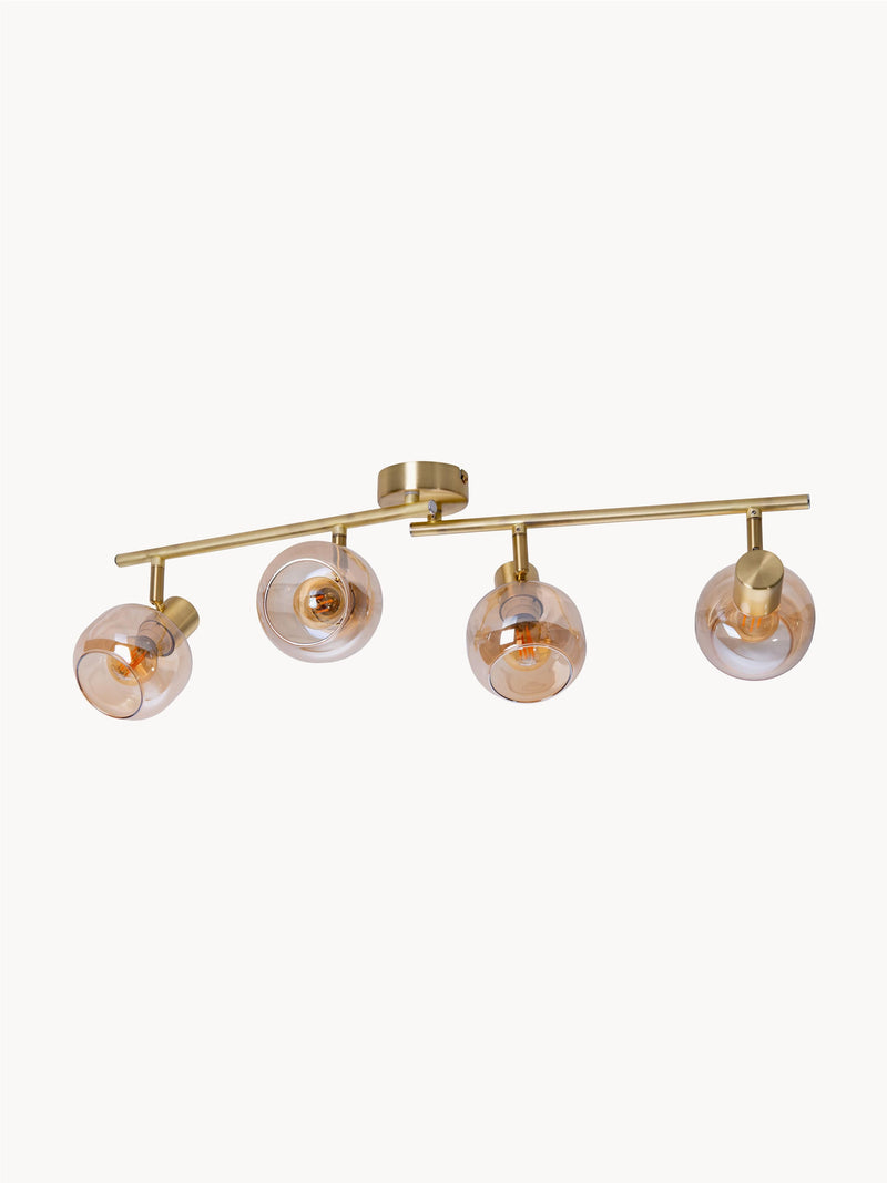 Spot plafond Ville - Doré, nougat, transparent