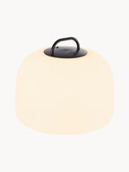 Lampe d'extérieur LED mobile Bronze, intensité ajustable - Abat-jour : blanc crème
Corps de lampe : noir