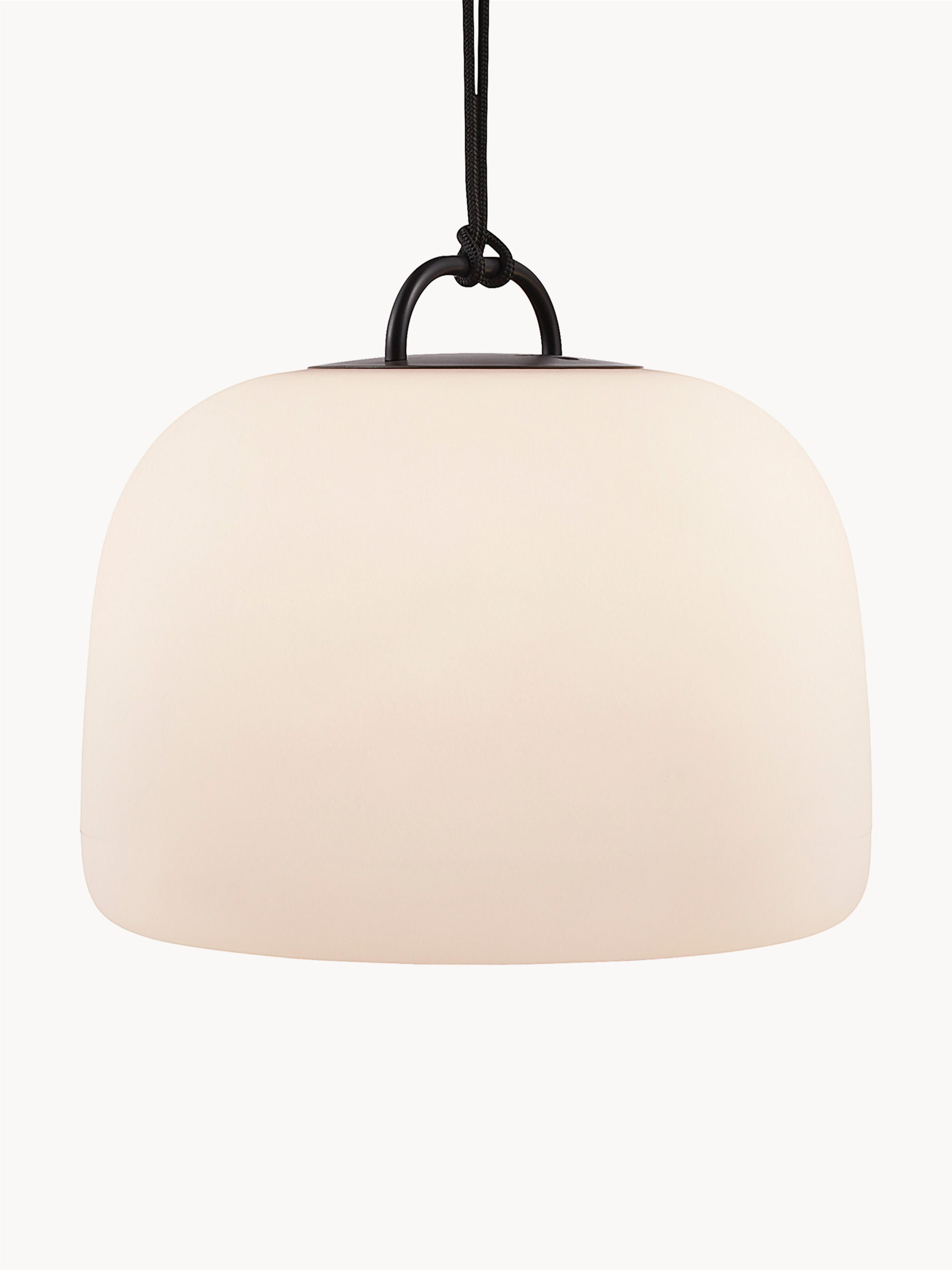 Lampe d'extérieur LED mobile Bronze, intensité ajustable - Abat-jour : blanc crème
Corps de lampe : noir