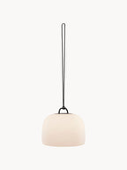 Lampe d'extérieur LED mobile Bronze, intensité ajustable - Abat-jour : blanc crème
Corps de lampe : noir