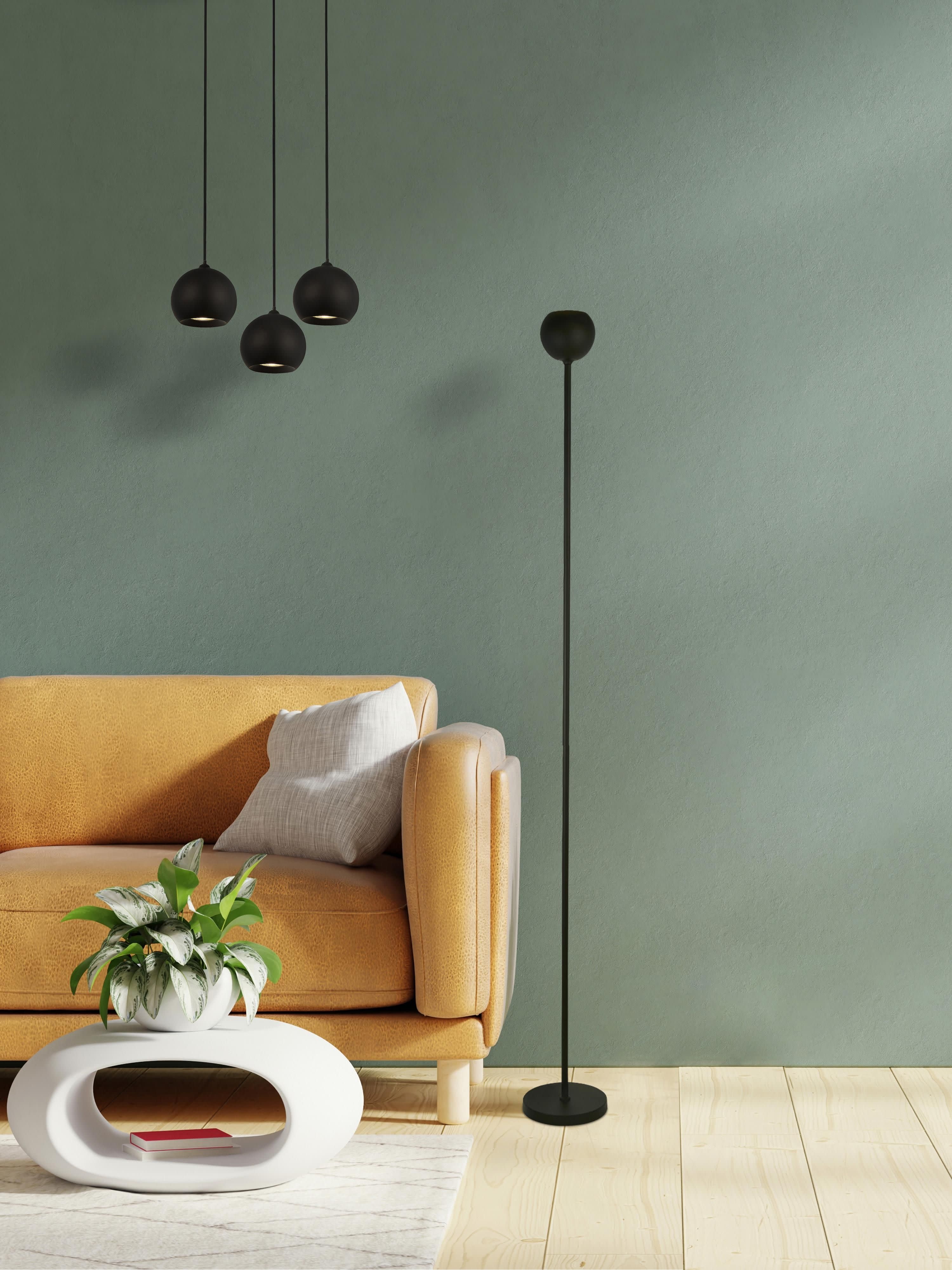 Grand lampadaire Niels - Noir