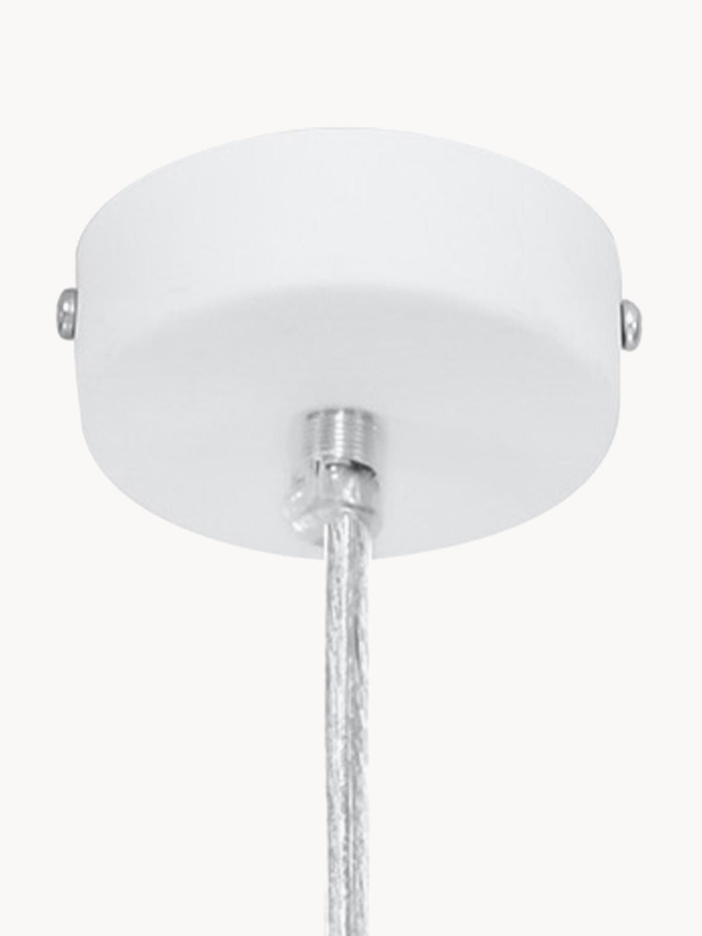 Petite suspension en céramique Loch - Blanc cassé