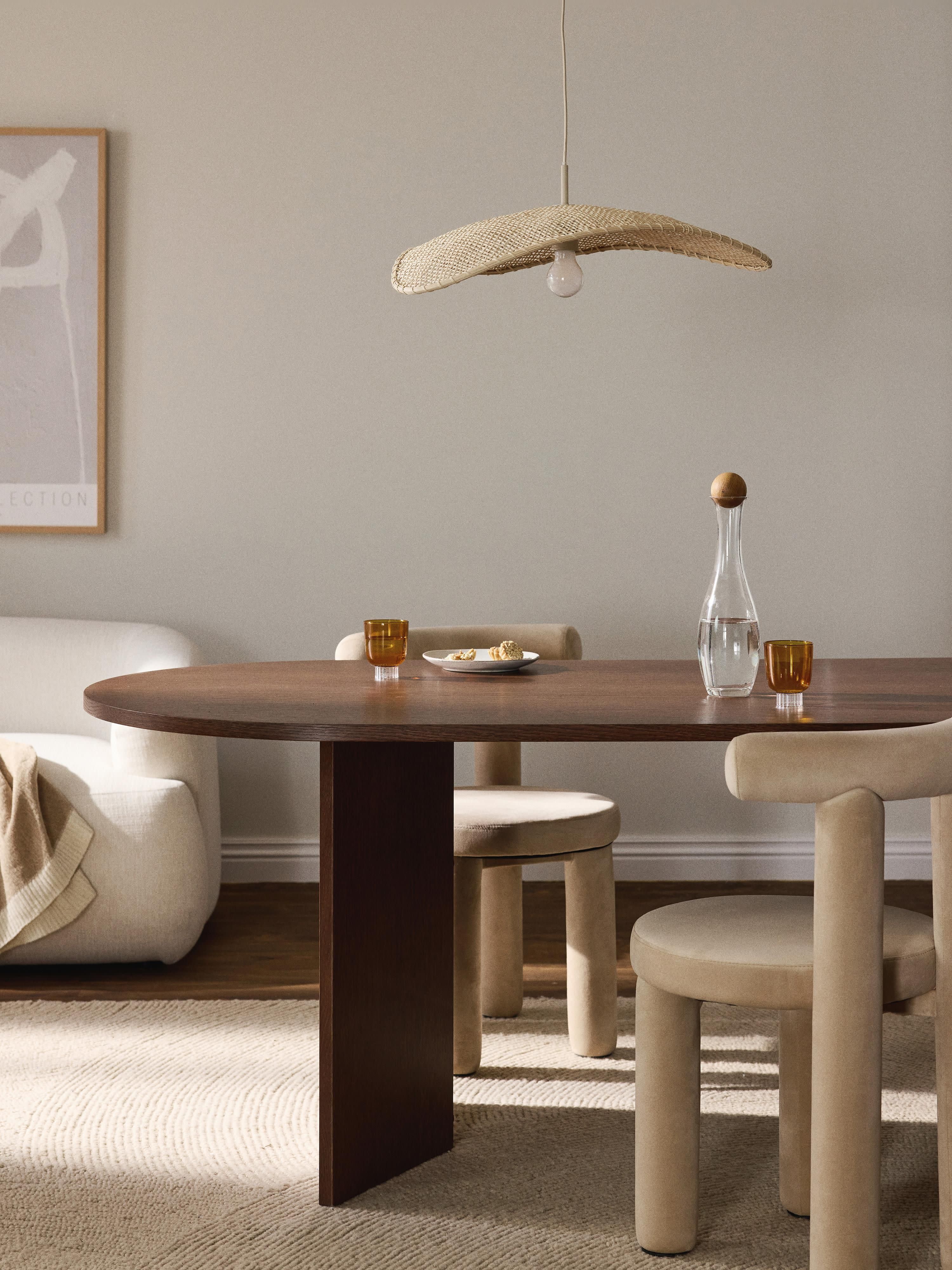 Suspension en rotin Tobbe - Beige