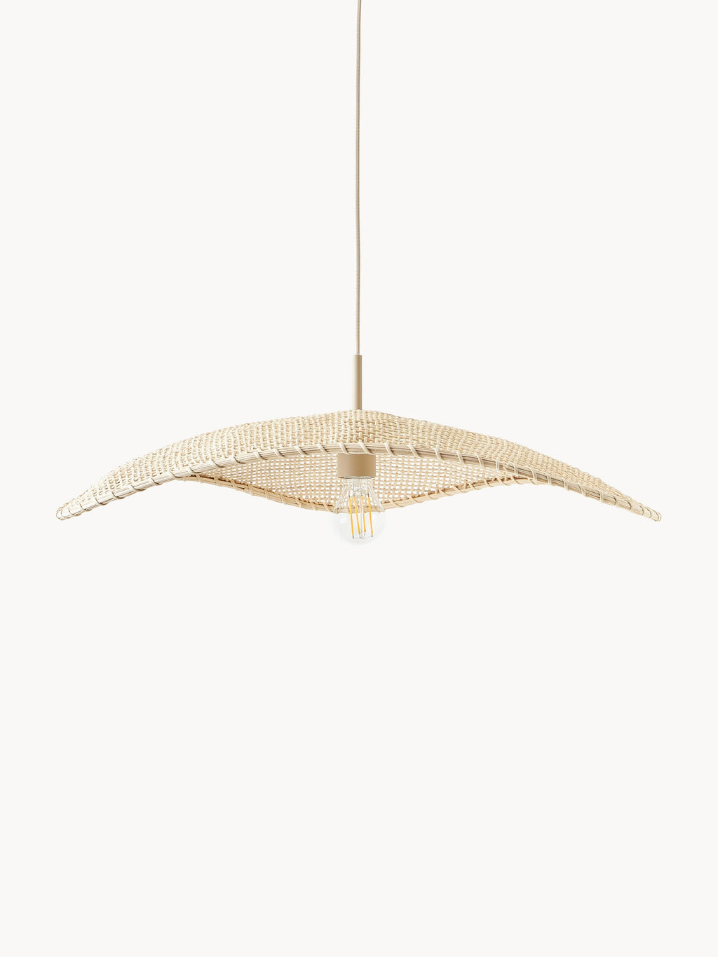 Suspension en rotin Tobbe - Beige