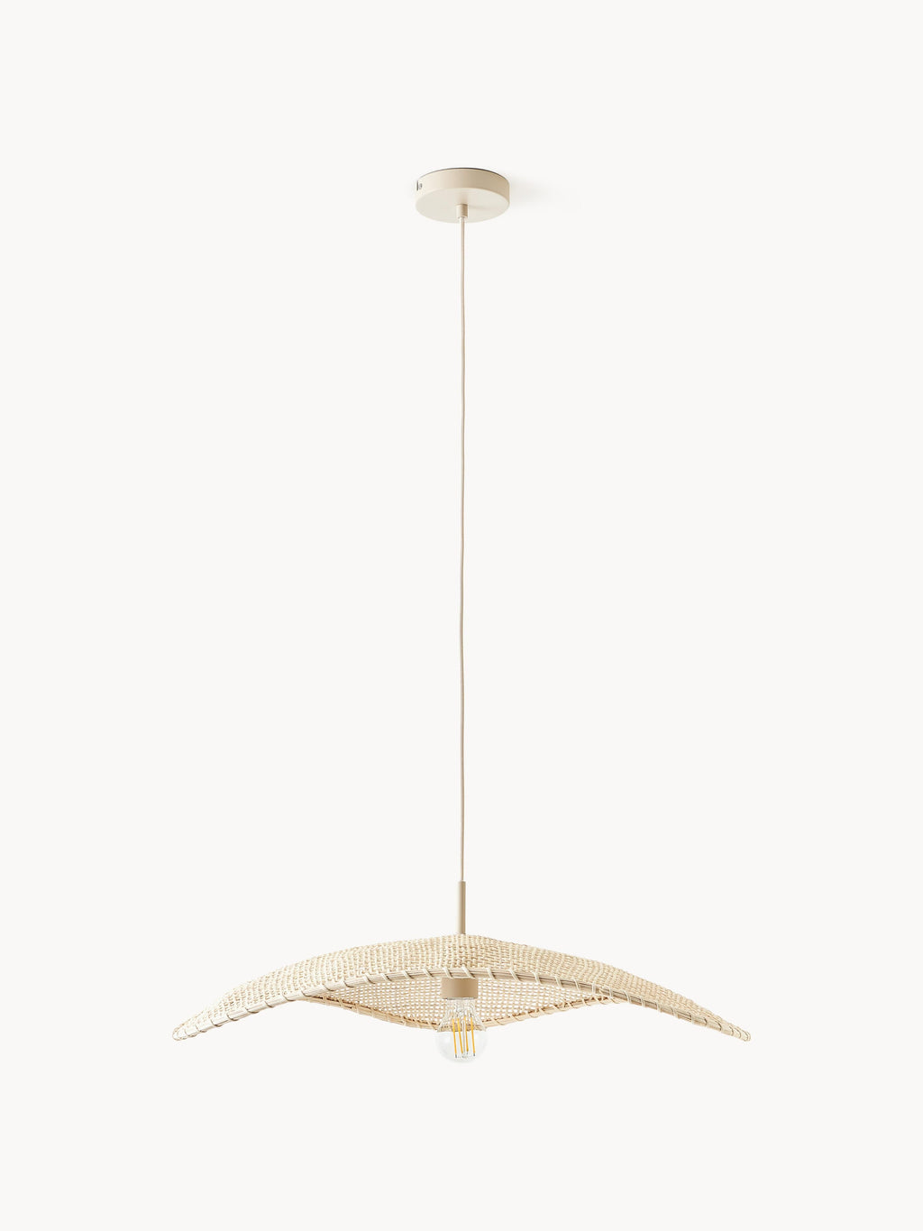 Suspension en rotin Tobbe - Beige