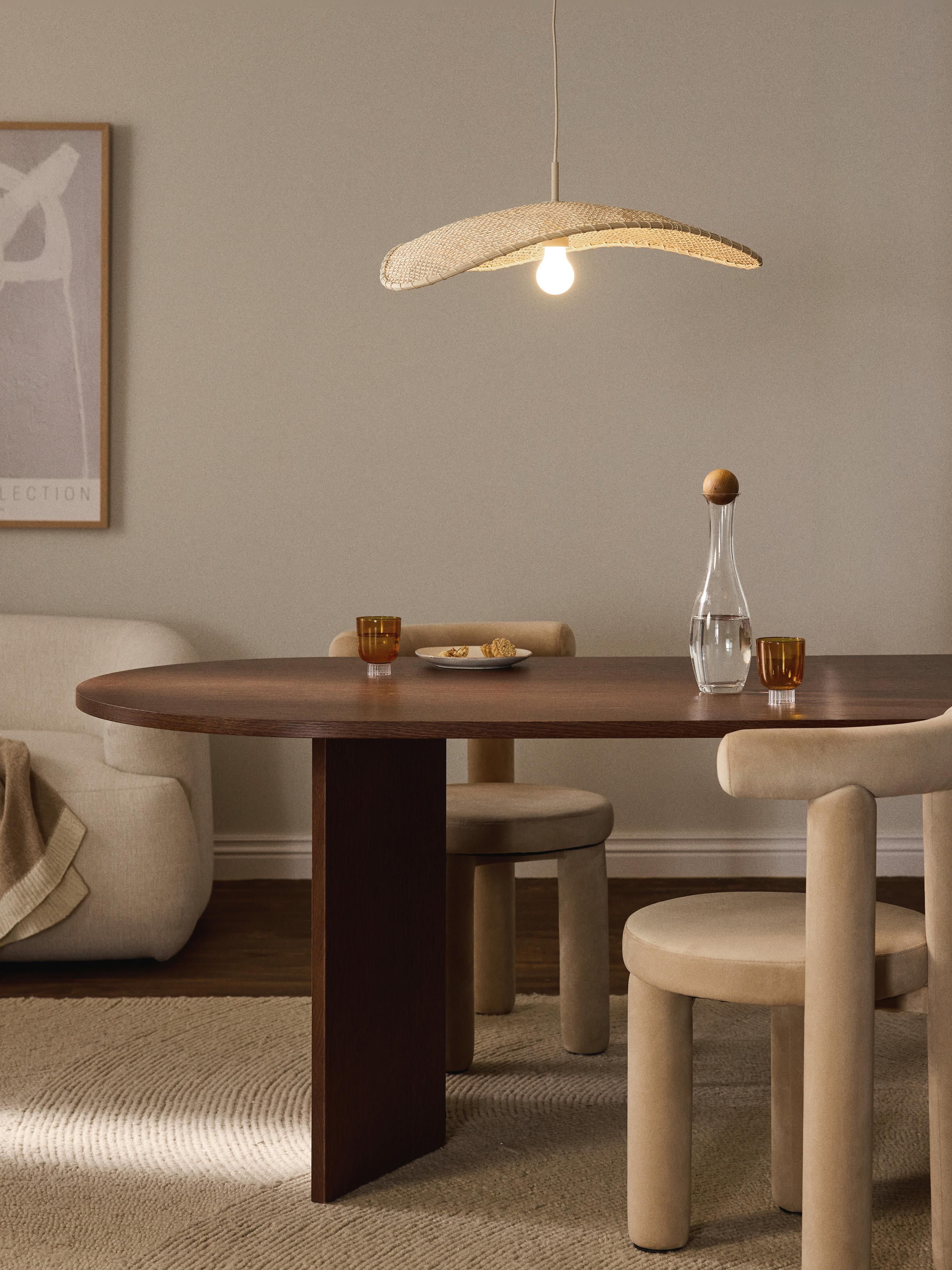 Suspension en rotin Tobbe - Beige