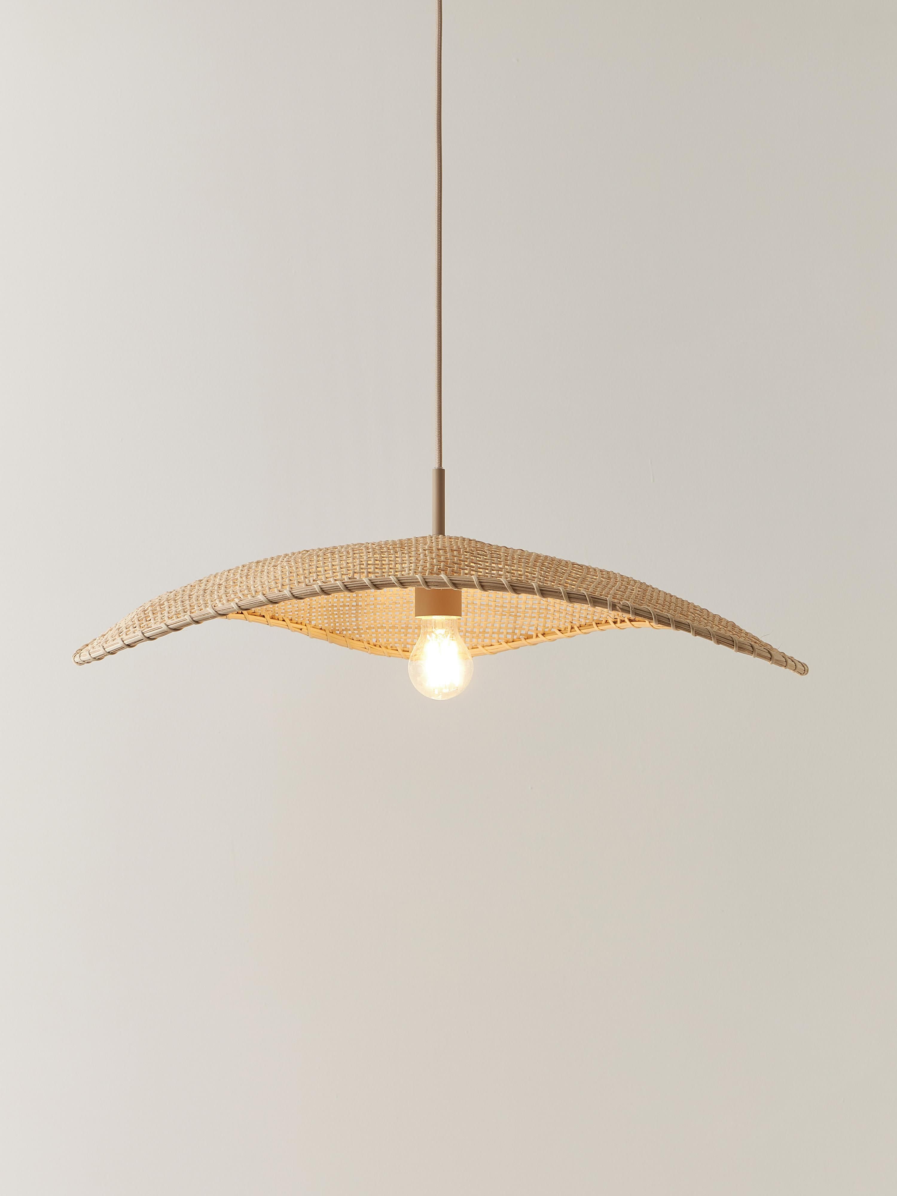 Suspension en rotin Tobbe - Beige