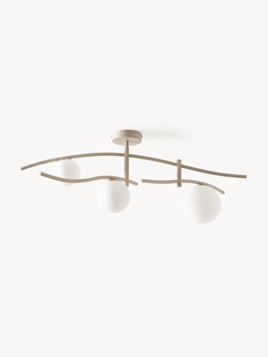 Grand plafonnier Brant - Beige clair