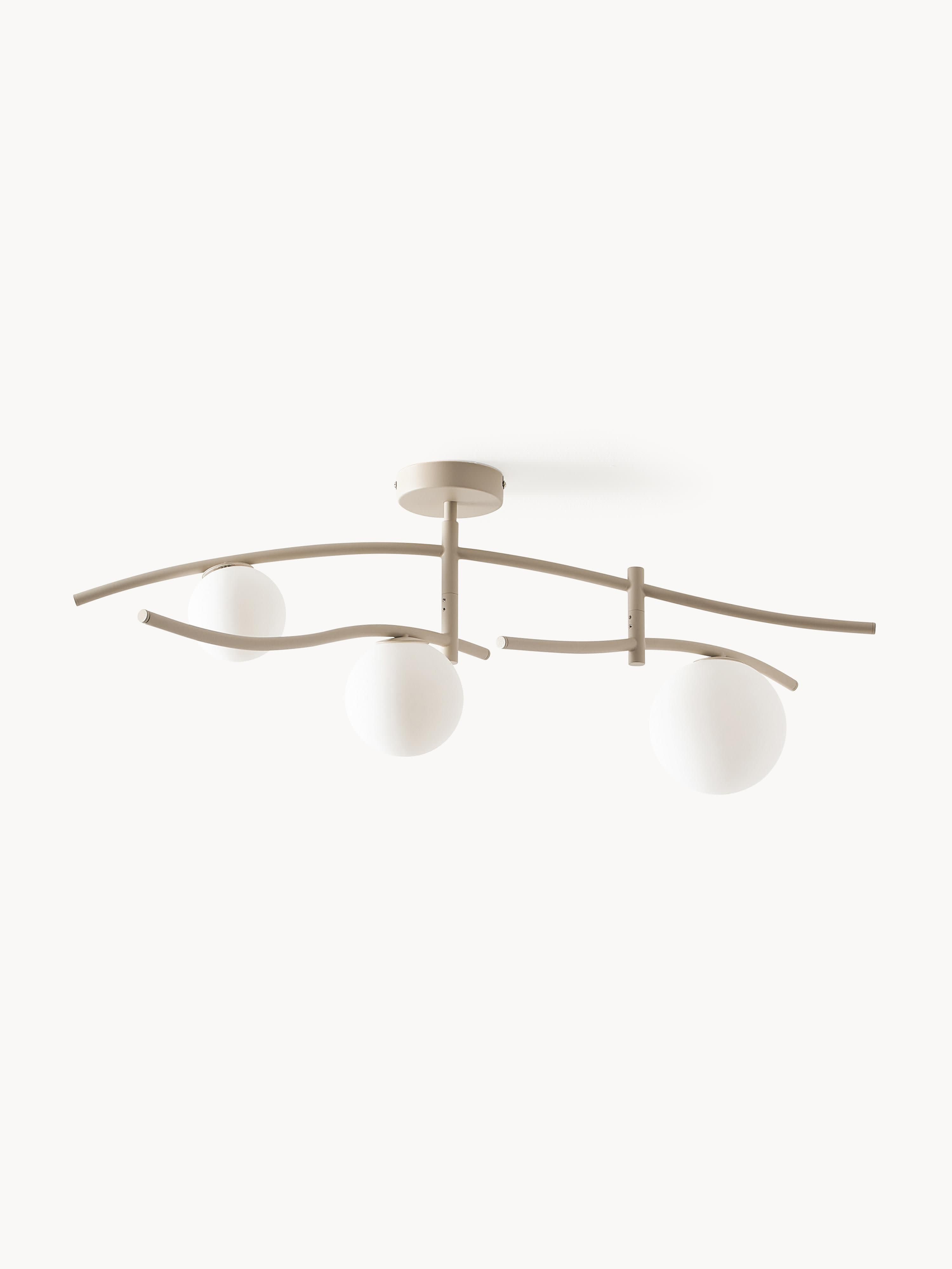 Grand plafonnier Brant - Beige clair