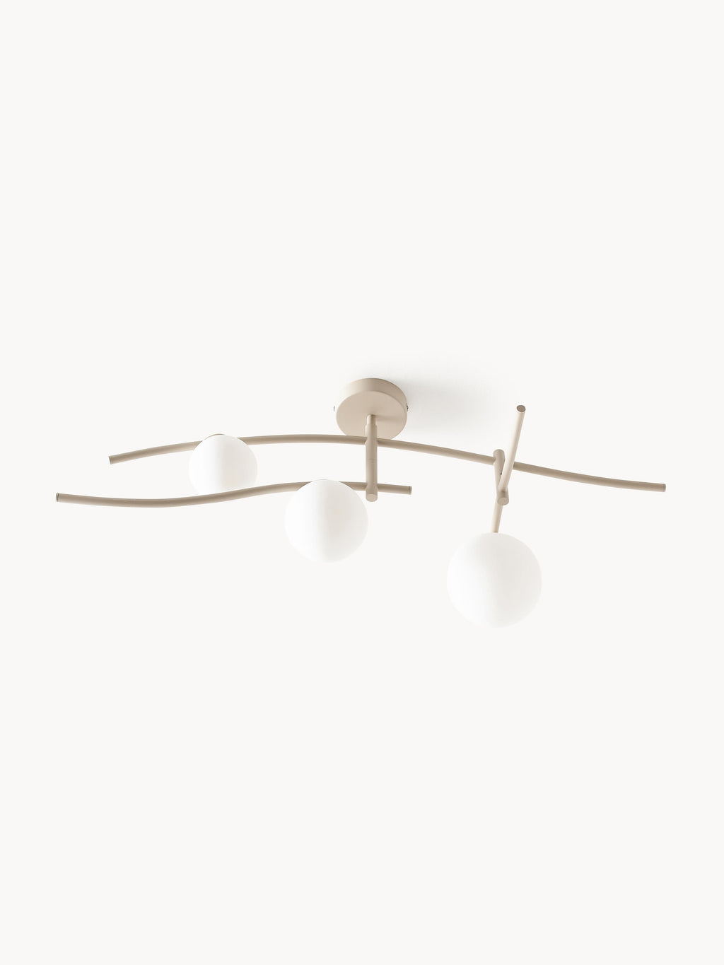 Grand plafonnier Brant - Beige clair