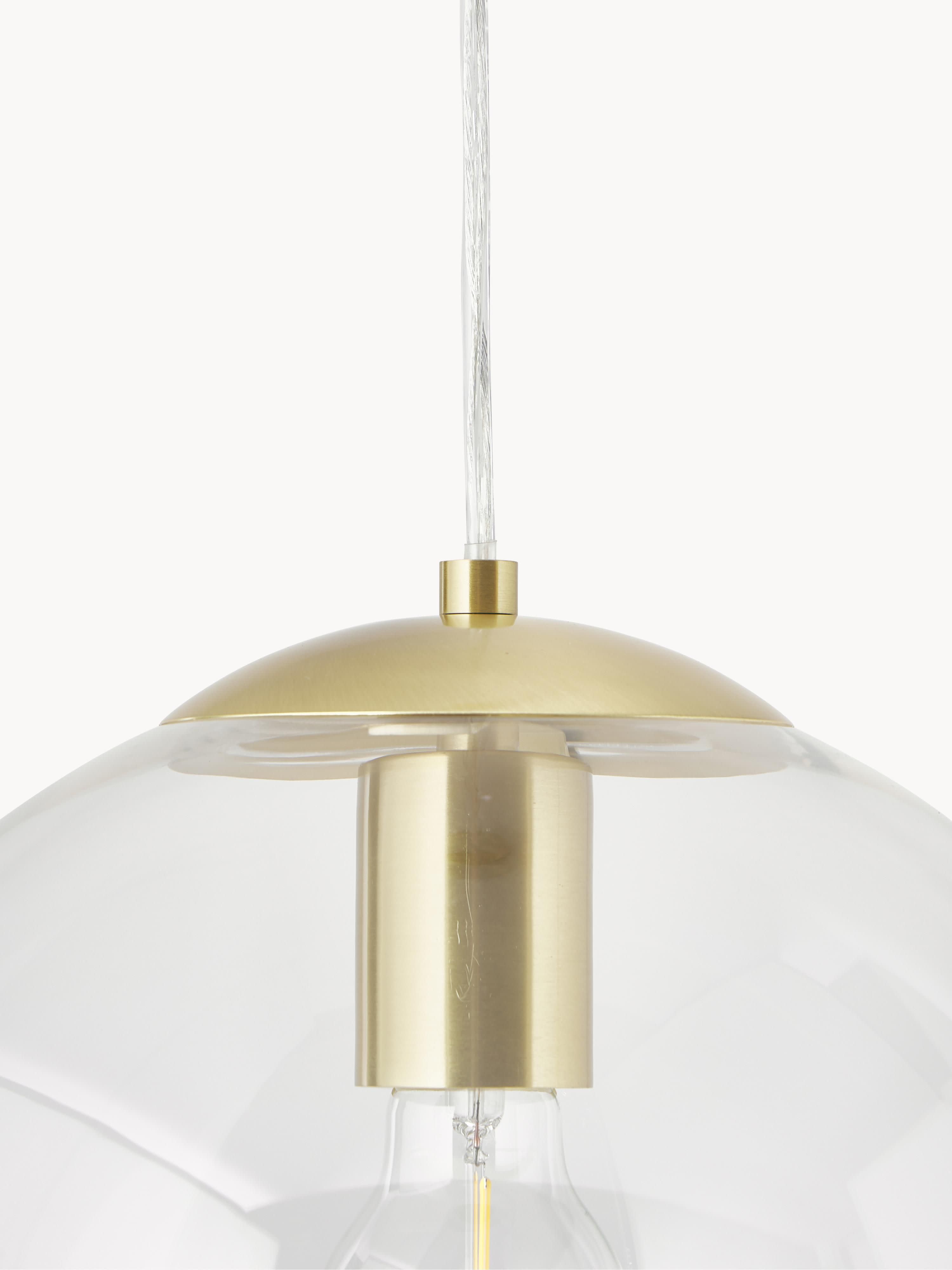 Suspension Maddox - Transparent, doré
