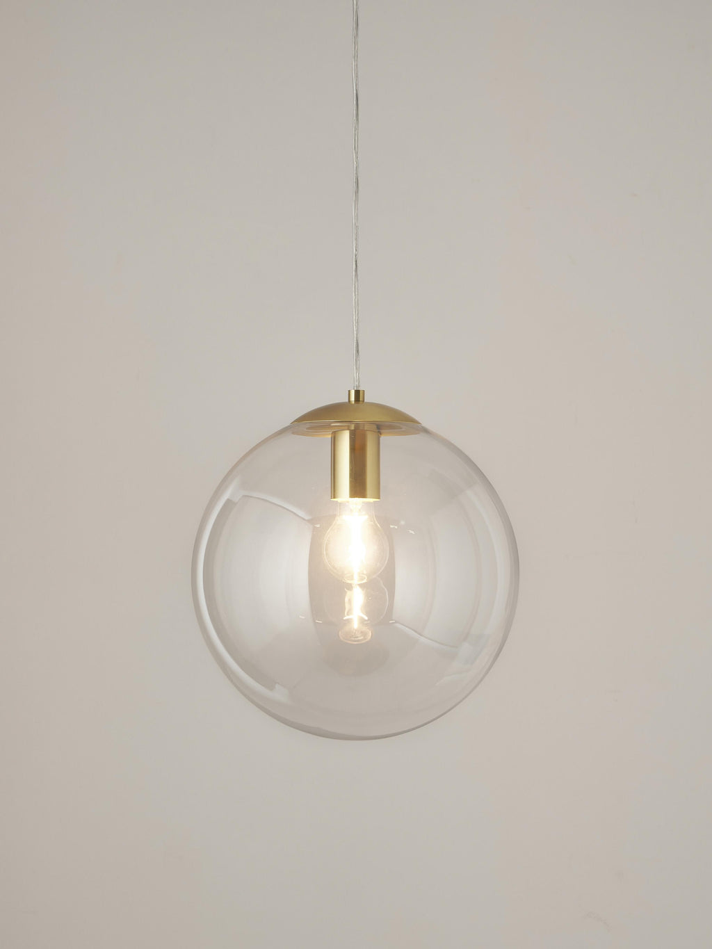 Suspension Maddox - Transparent, doré