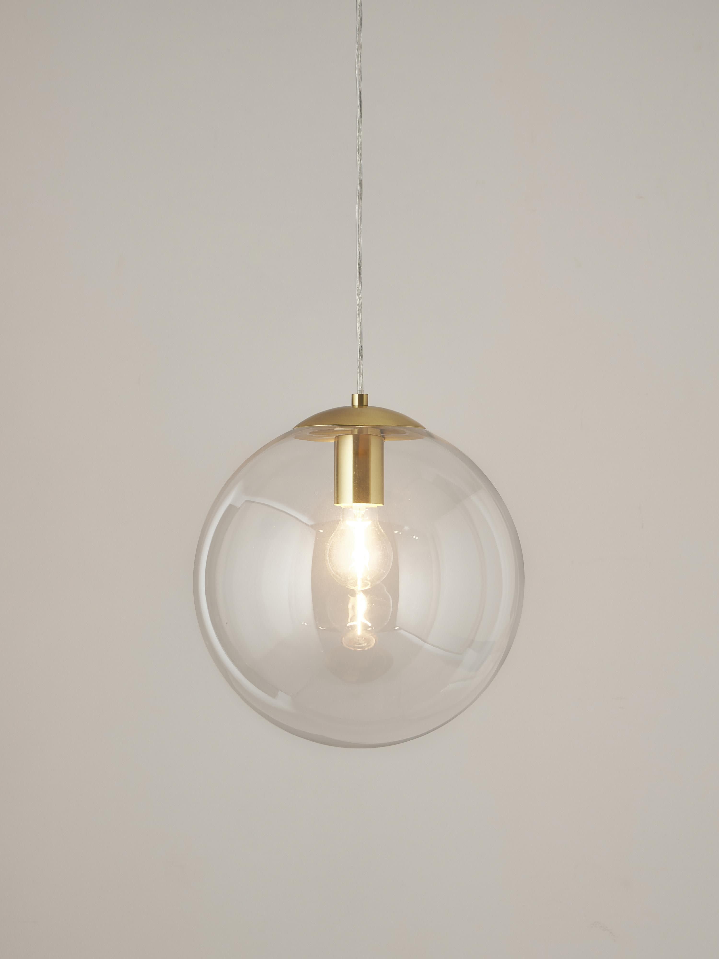 Suspension Maddox - Transparent, doré