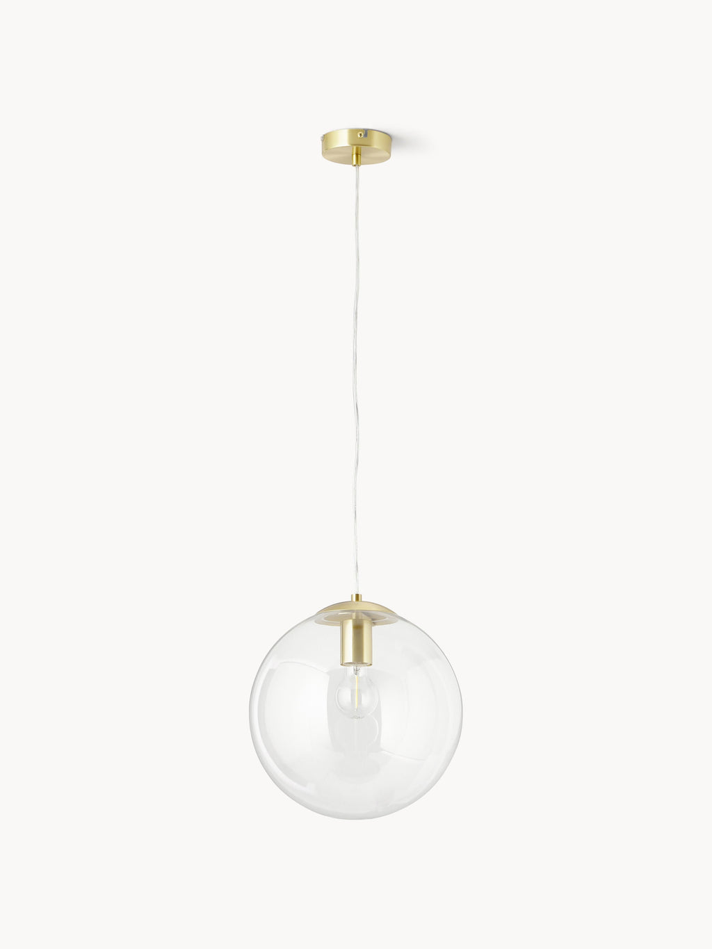 Suspension Maddox - Transparent, doré