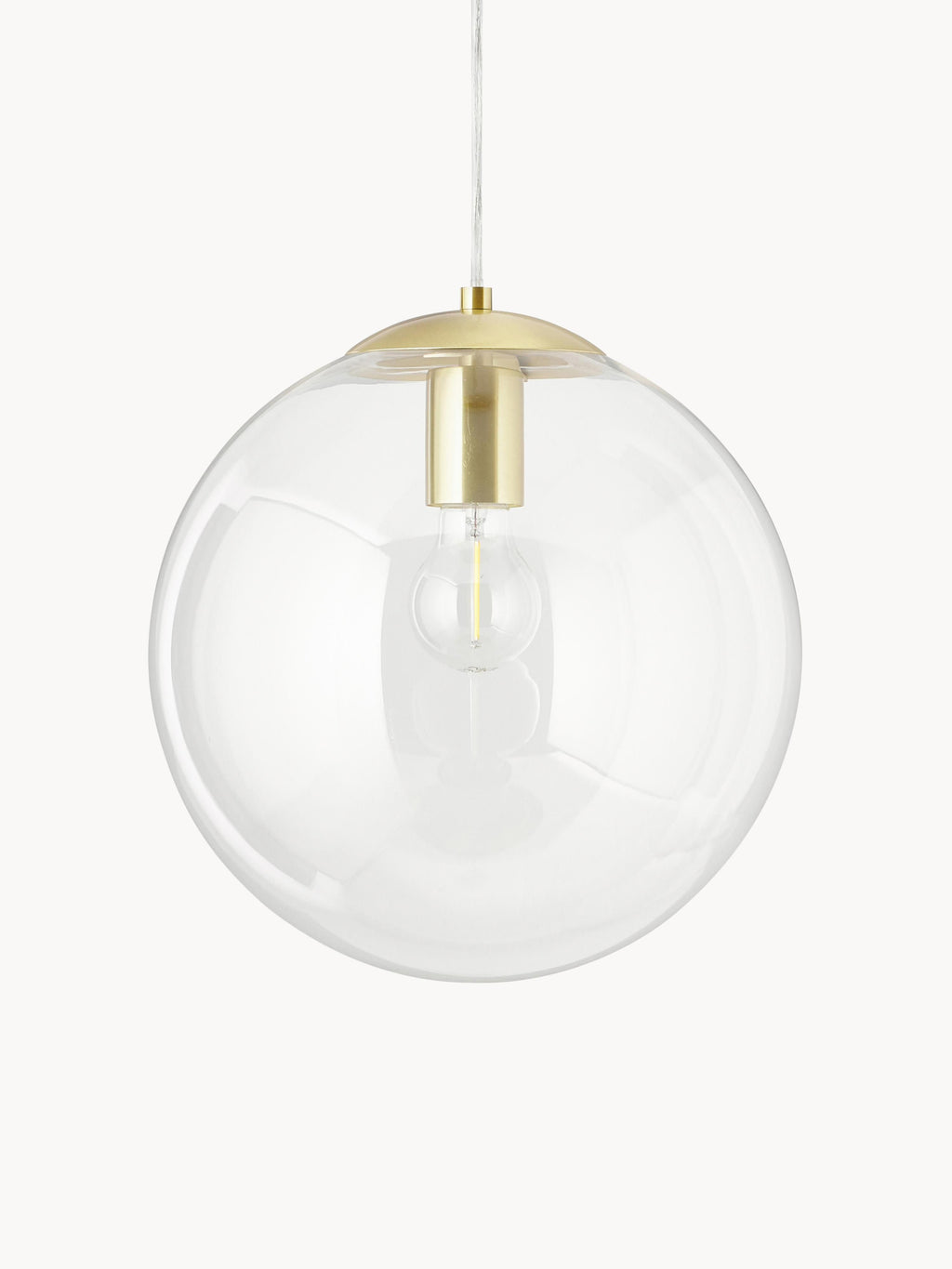 Suspension Maddox - Transparent, doré
