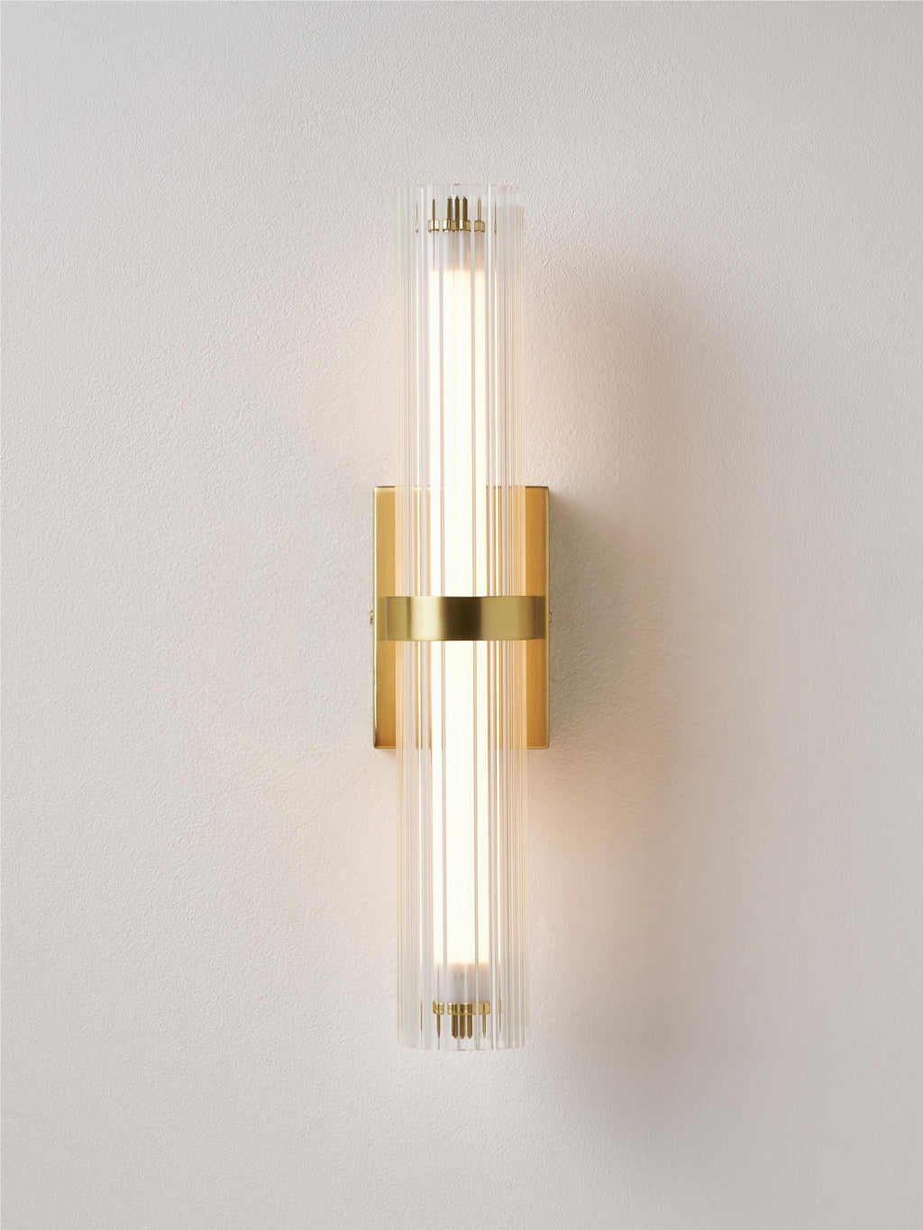Applique murale LED Hagbart - Transparent, doré