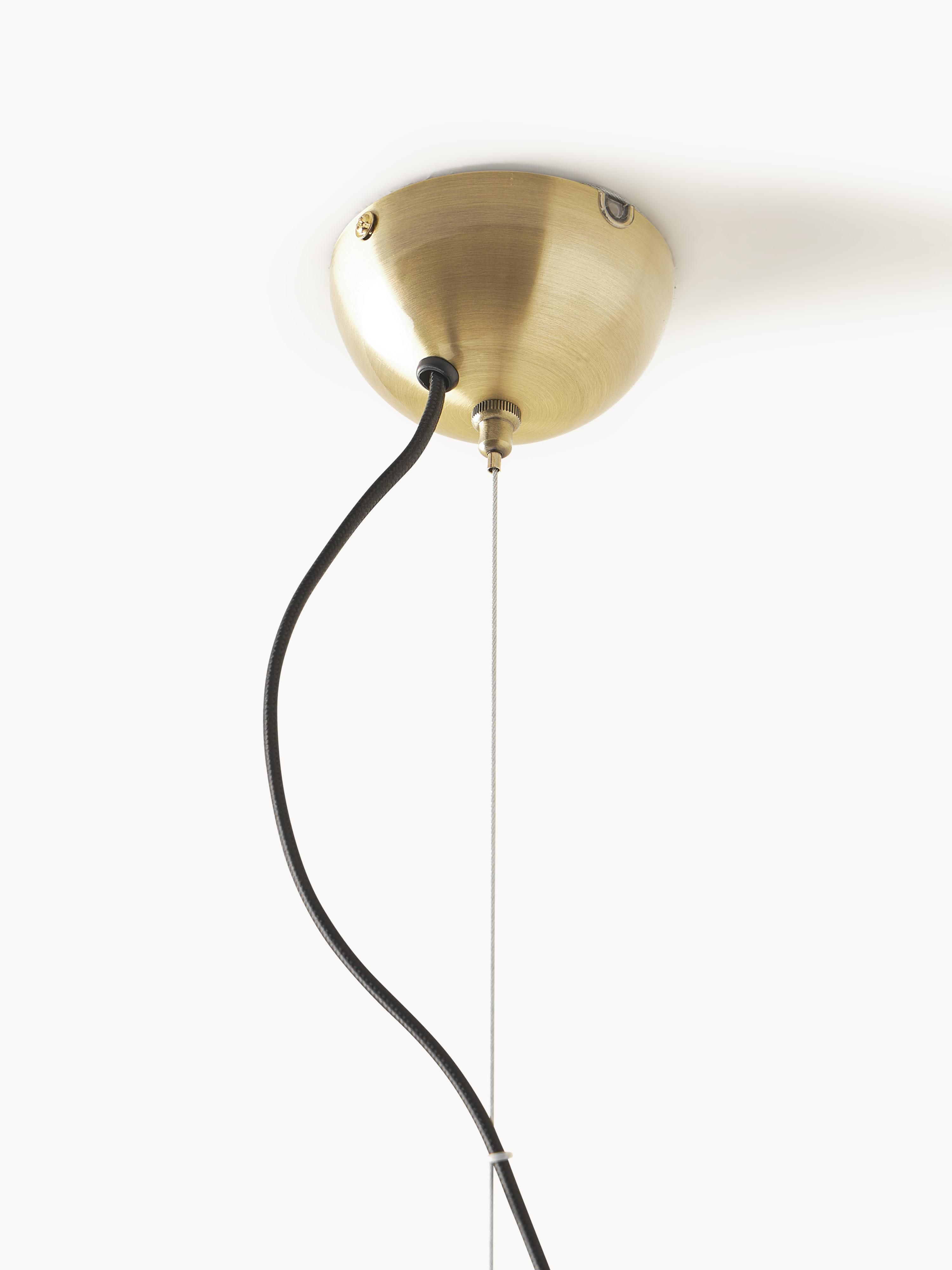 Suspension de verre Valdi - Doré, translucide