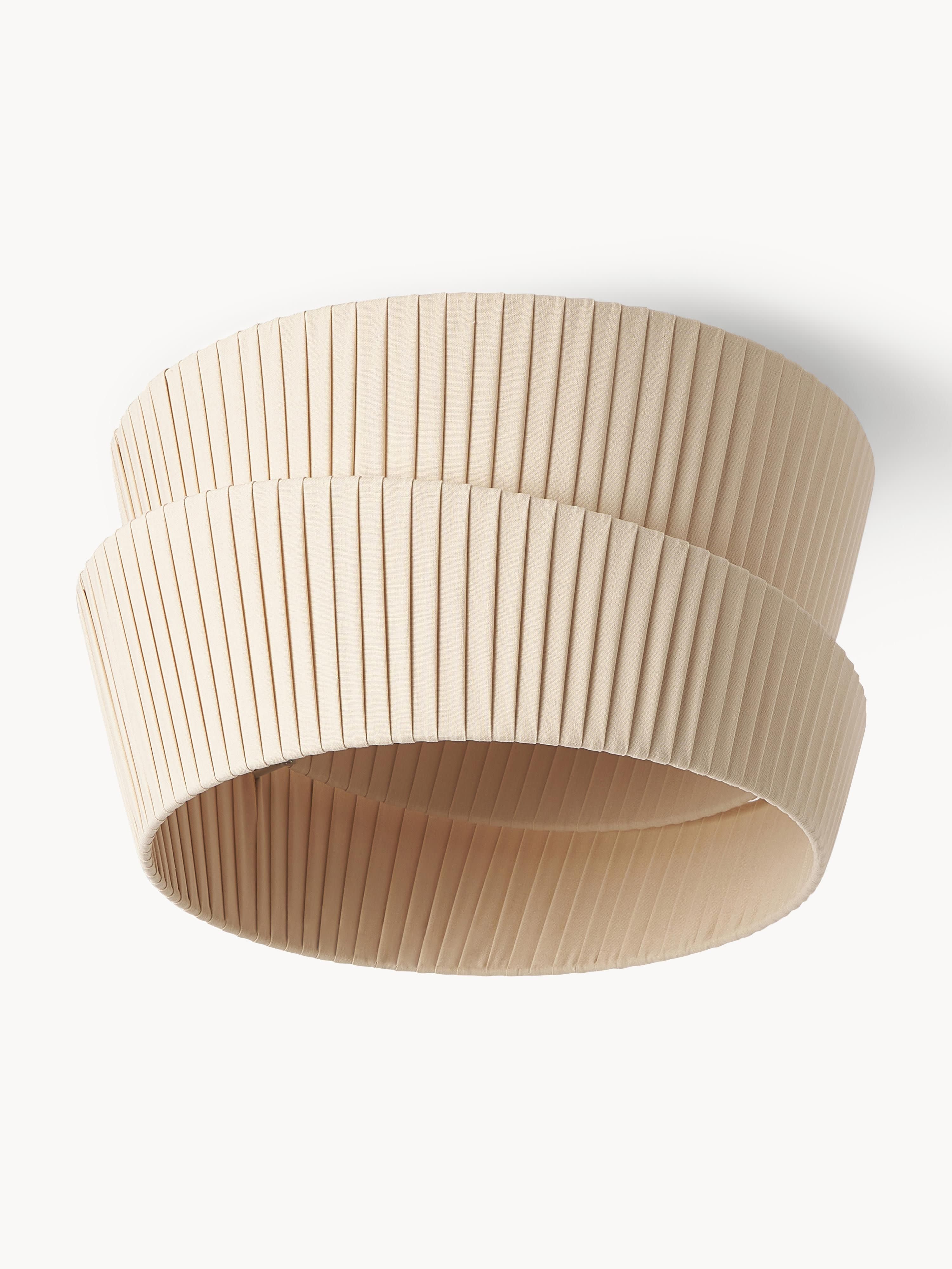 Plafonnier avec abat-jour asymétrique Elfrad - Beige