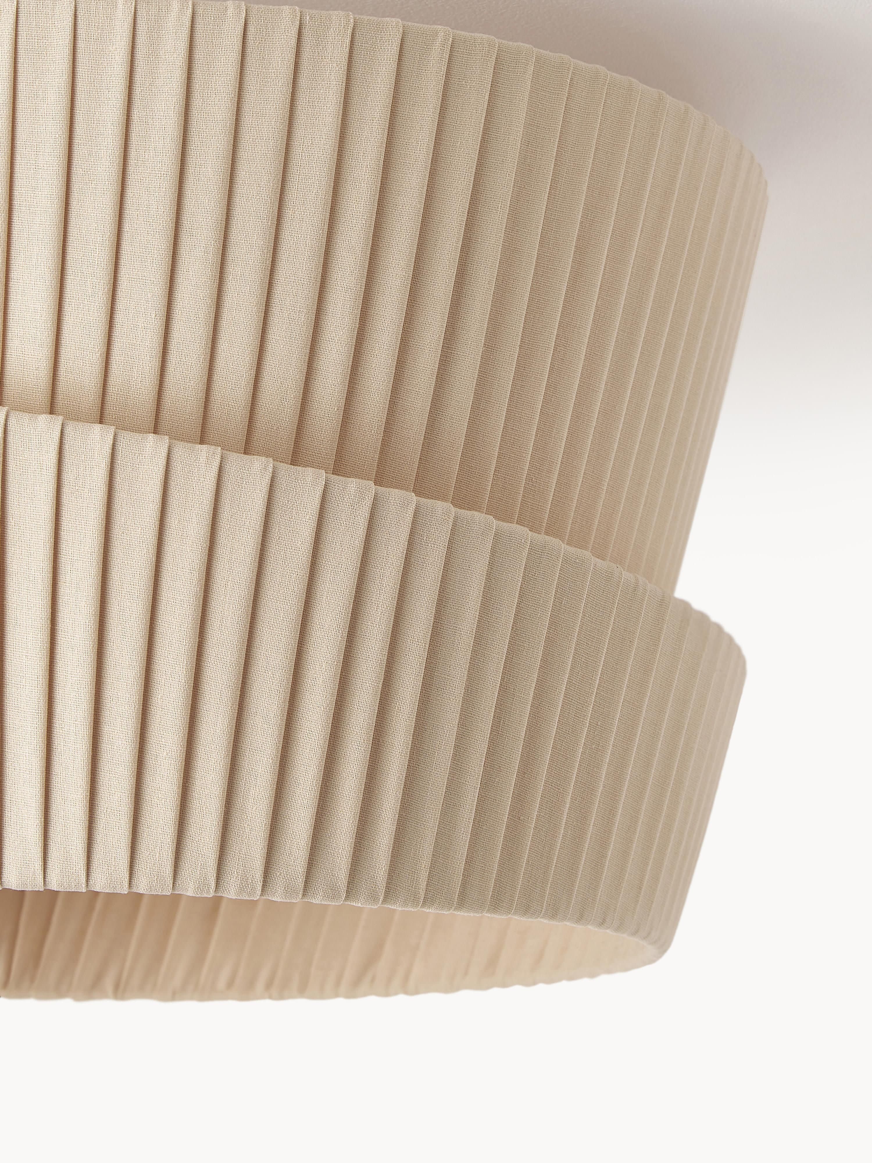 Plafonnier avec abat-jour asymétrique Elfrad - Beige
