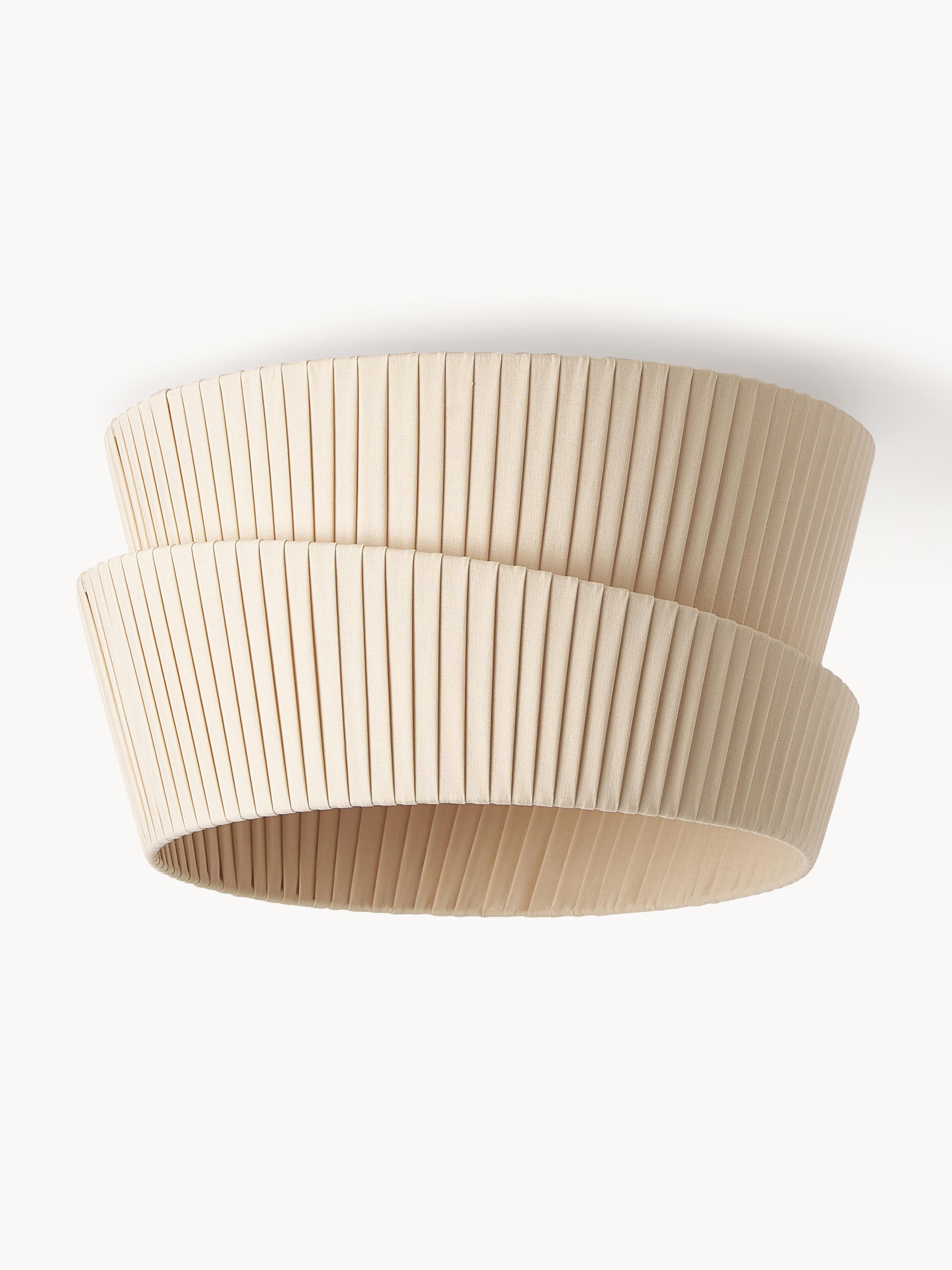 Plafonnier avec abat-jour asymétrique Elfrad - Beige
