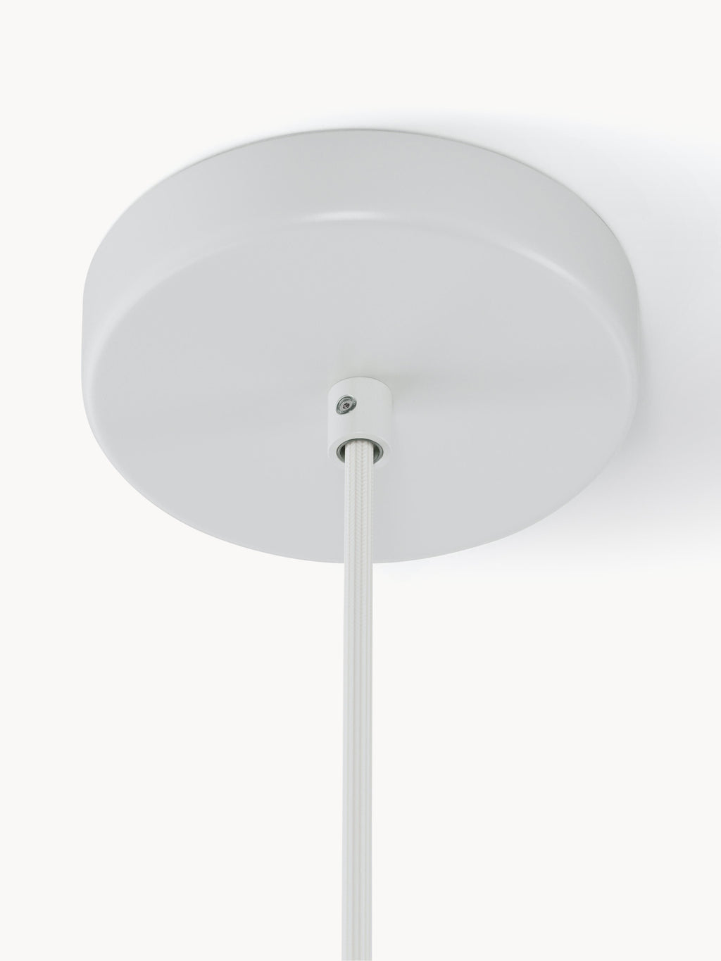 Suspension en bambou Murdoch - Blanc, bois clair
