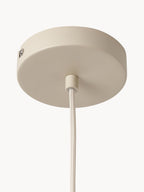 Suspension avec abat-jour asymétrique Elfrad - Beige