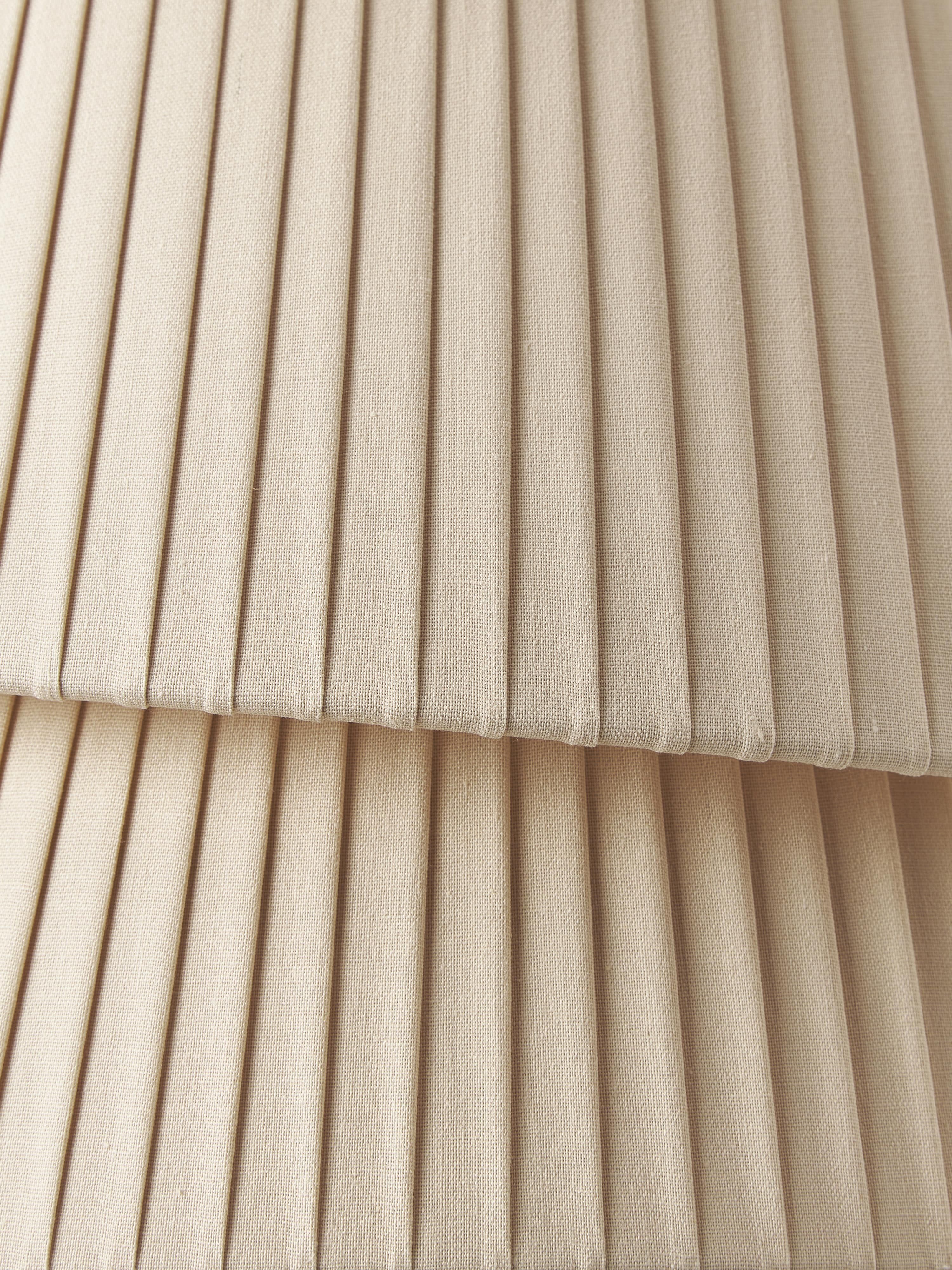 Suspension avec abat-jour asymétrique Elfrad - Beige