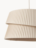 Suspension avec abat-jour asymétrique Elfrad - Beige