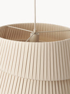 Suspension avec abat-jour asymétrique Elfrad - Beige